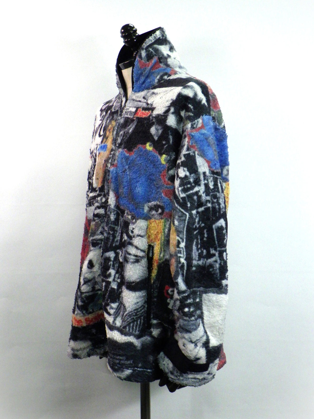 NewRose　FLEECE ZIP UP BLOUSON / all over print　NR263C014-PCP