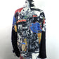 NewRose　FLEECE ZIP UP BLOUSON / all over print　NR263C014-PCP