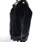 STUDMUFFIN　エコファー ドリップピースロゴビックプリントビックジップオーバーシルエットパーカー　624-09220-BK