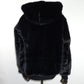 STUDMUFFIN　エコファー ドリップピースロゴビックプリントビックジップオーバーシルエットパーカー　624-09220-BK