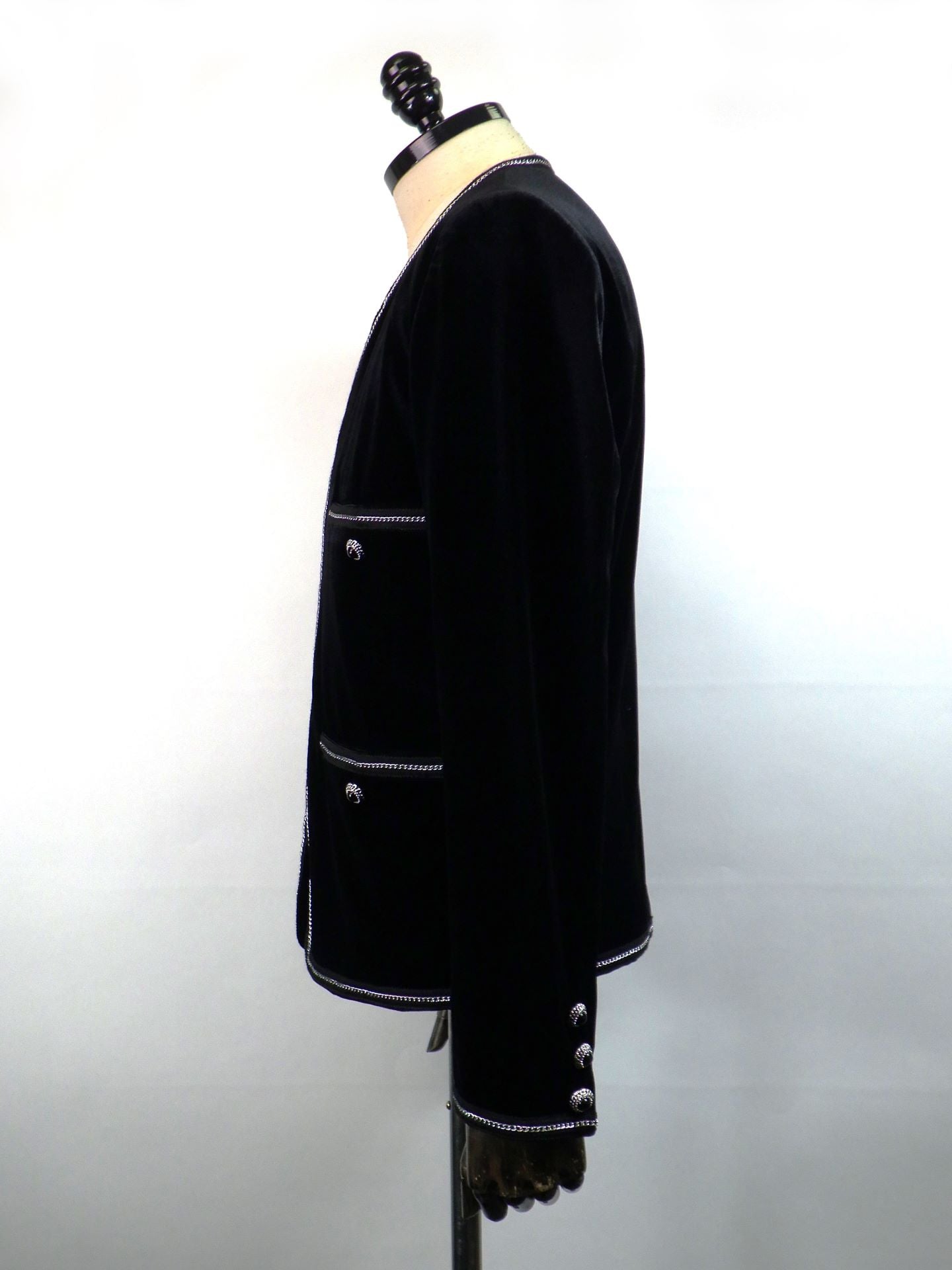 NOWL　ベロアノーカラージャケット　2613002NZ