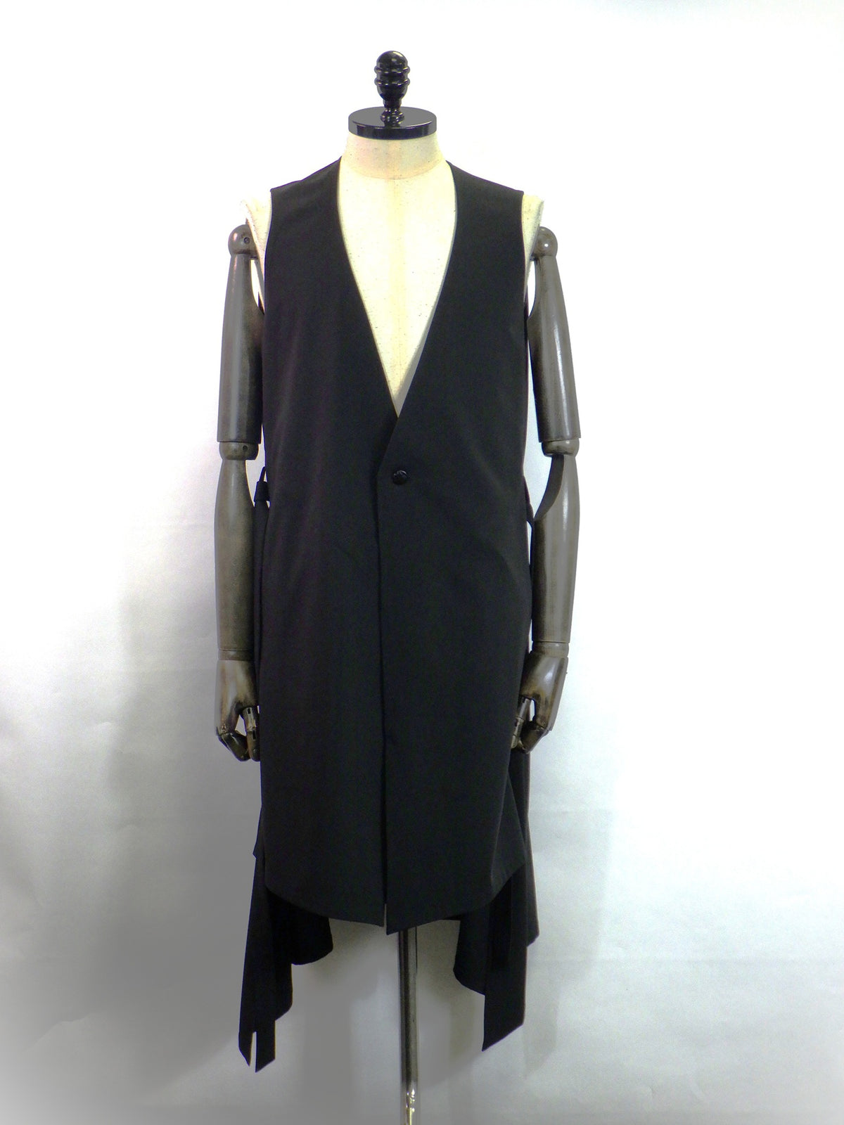 kiryuyrik　PE Gabardine Flare Vest　KW-HV27-906