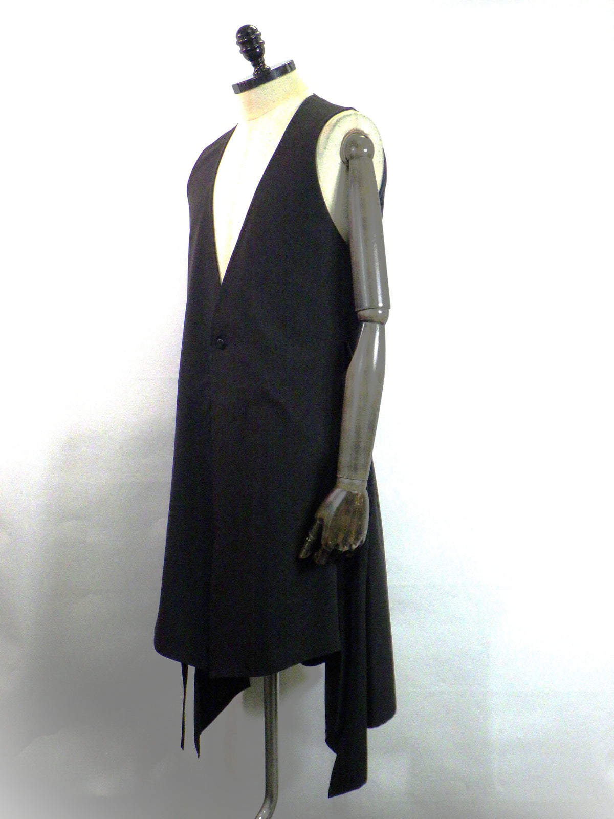 kiryuyrik　PE Gabardine Flare Vest　KW-HV27-906