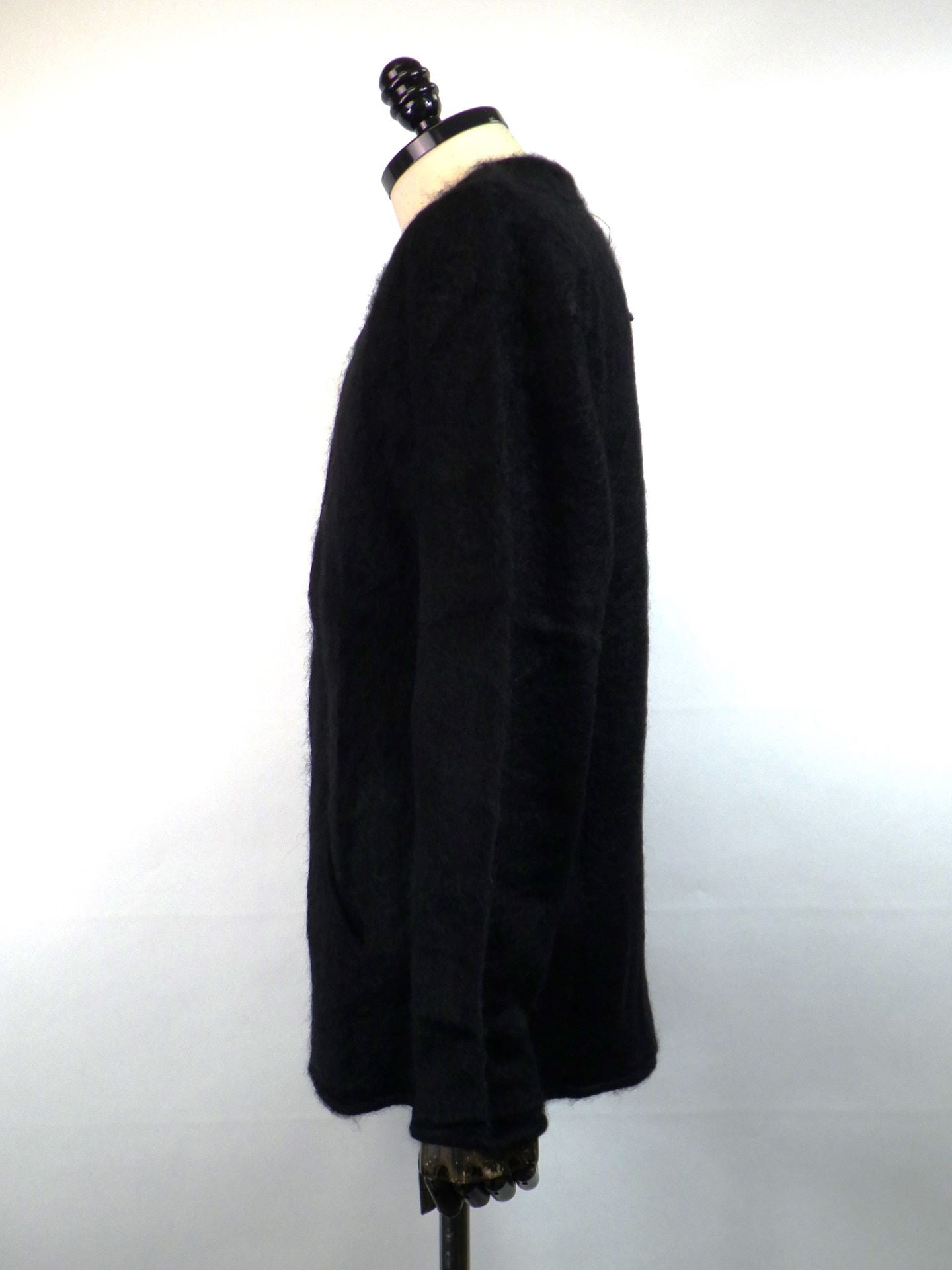 wjk　モヘアシャギーニットカーディガン　6881wn06g-ALLBK