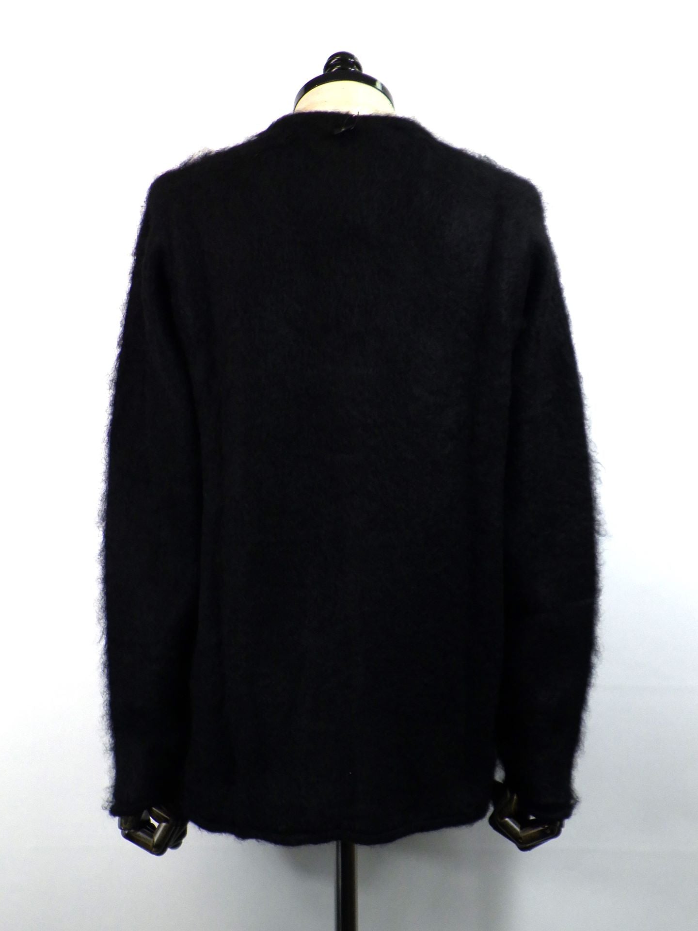 wjk　モヘアシャギーニットカーディガン　6881wn06g-ALLBK