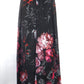 kiryuyrik　 Goth Flora Suede Stain Wide Tuck  Slacks　KW-HP41-900-BK