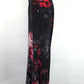 kiryuyrik　 Goth Flora Suede Stain Wide Tuck  Slacks　KW-HP41-900-BK