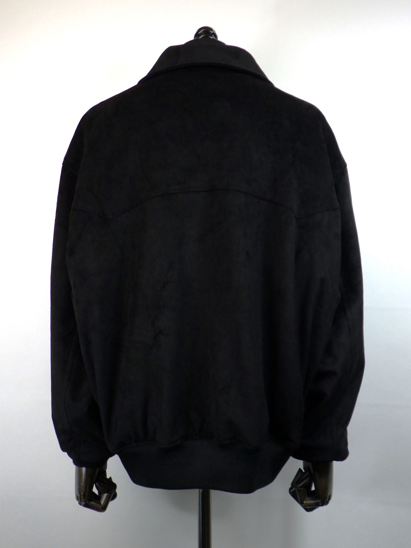 SUPERTHANKS　フェイクスエードパディットブルゾン　ST254JK03-BK