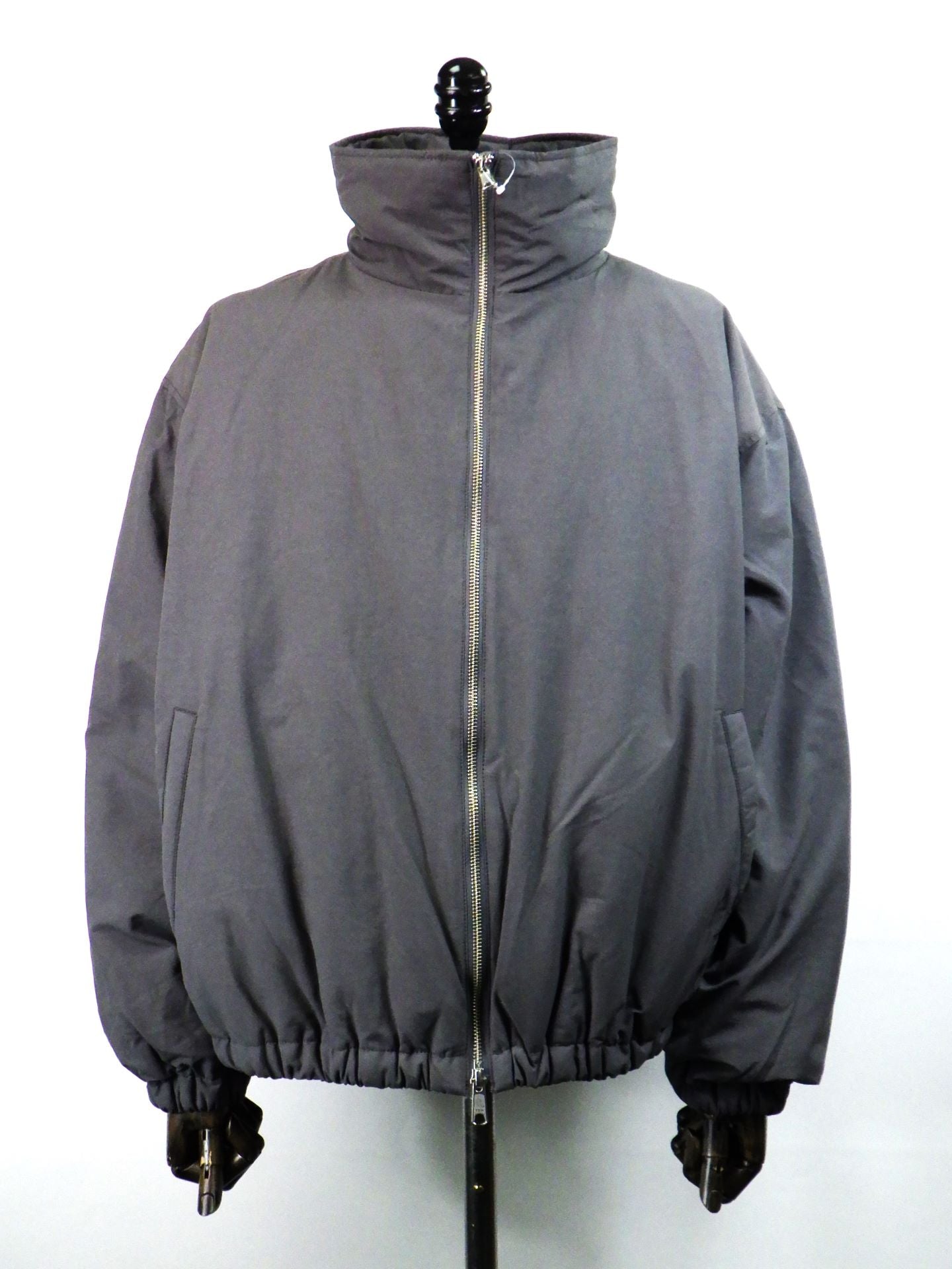 SUPERTHANKS　ジップアップパディットショートジャケット　ST254JK02-C.GRY