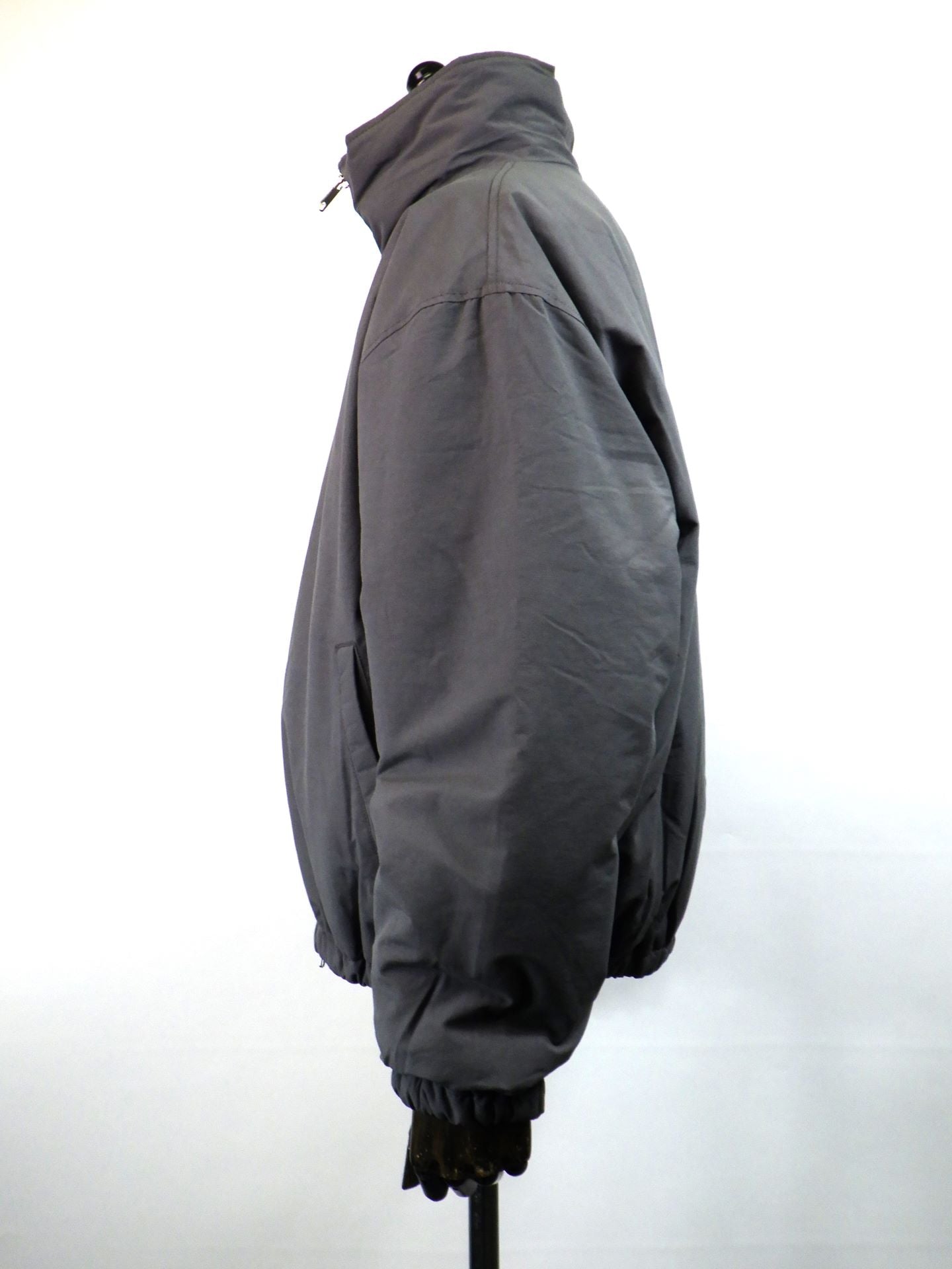 SUPERTHANKS　ジップアップパディットショートジャケット　ST254JK02-C.GRY