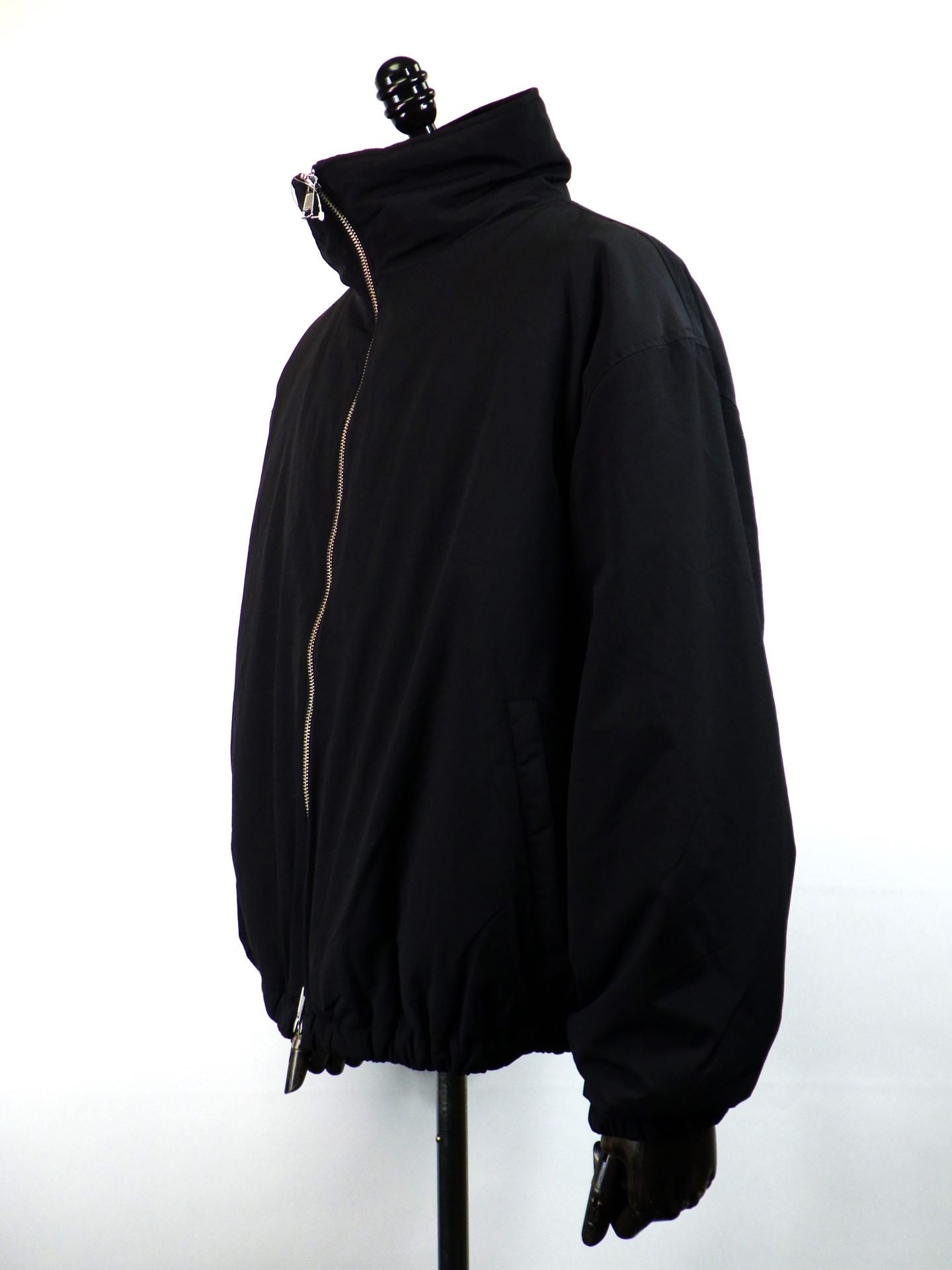 SUPERTHANKS　ジップアップパディットショートジャケット　ST254JK02-BK