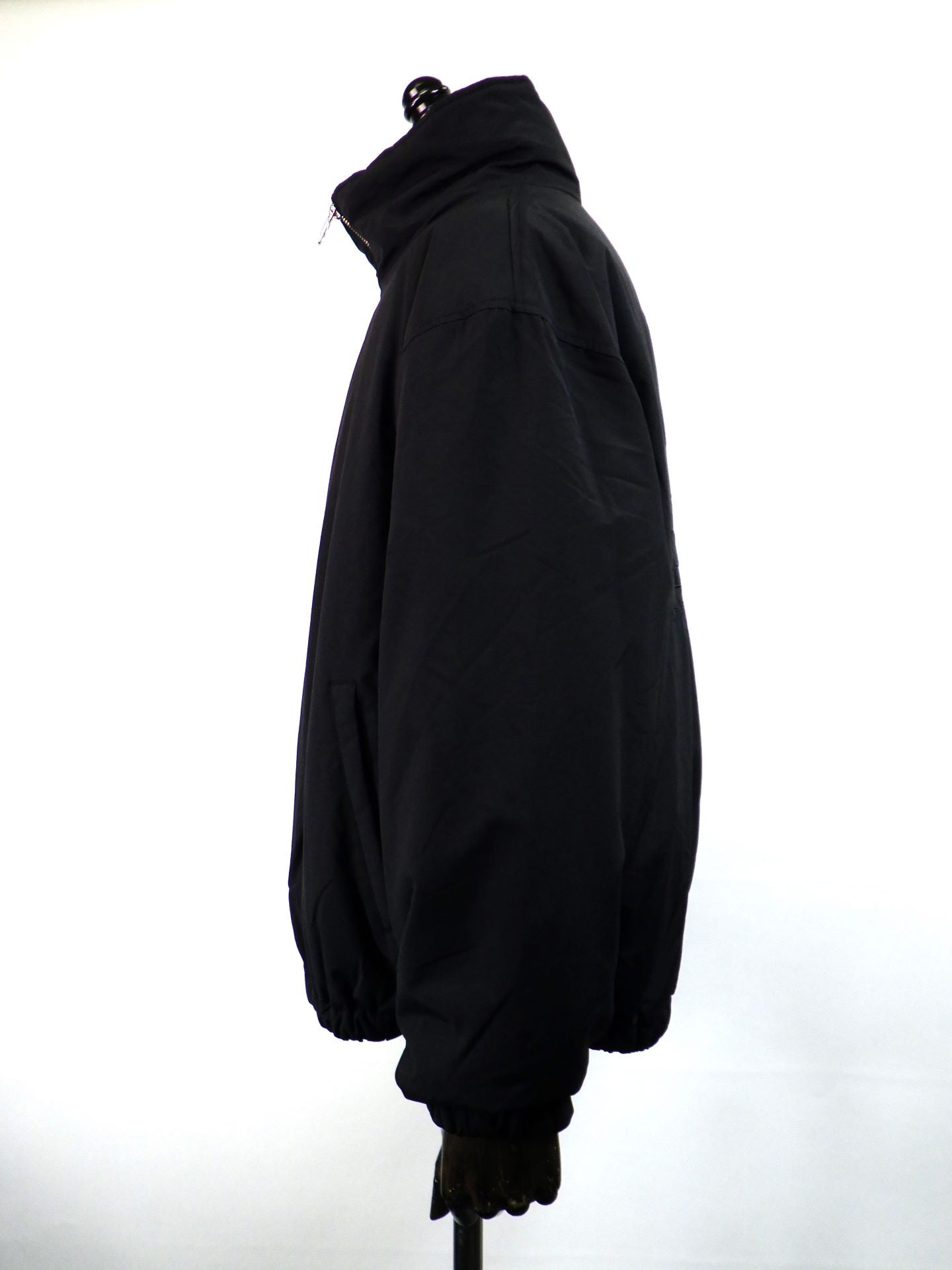 SUPERTHANKS　ジップアップパディットショートジャケット　ST254JK02-BK