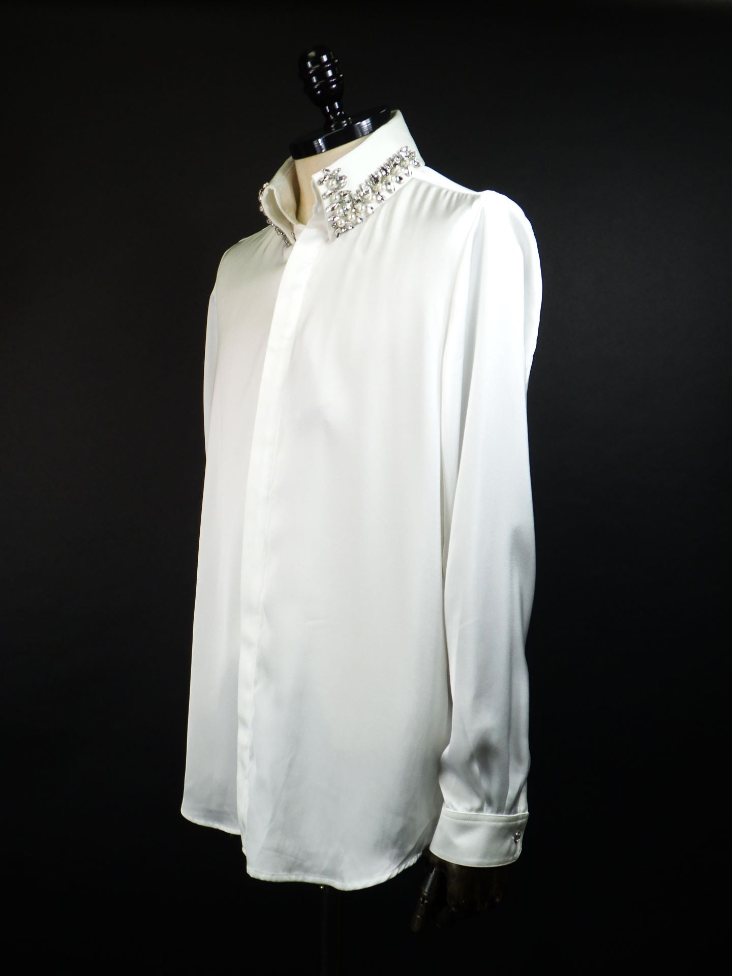 SOS TE NUTO　パールビジューデコラティブシャツ　2616Z04