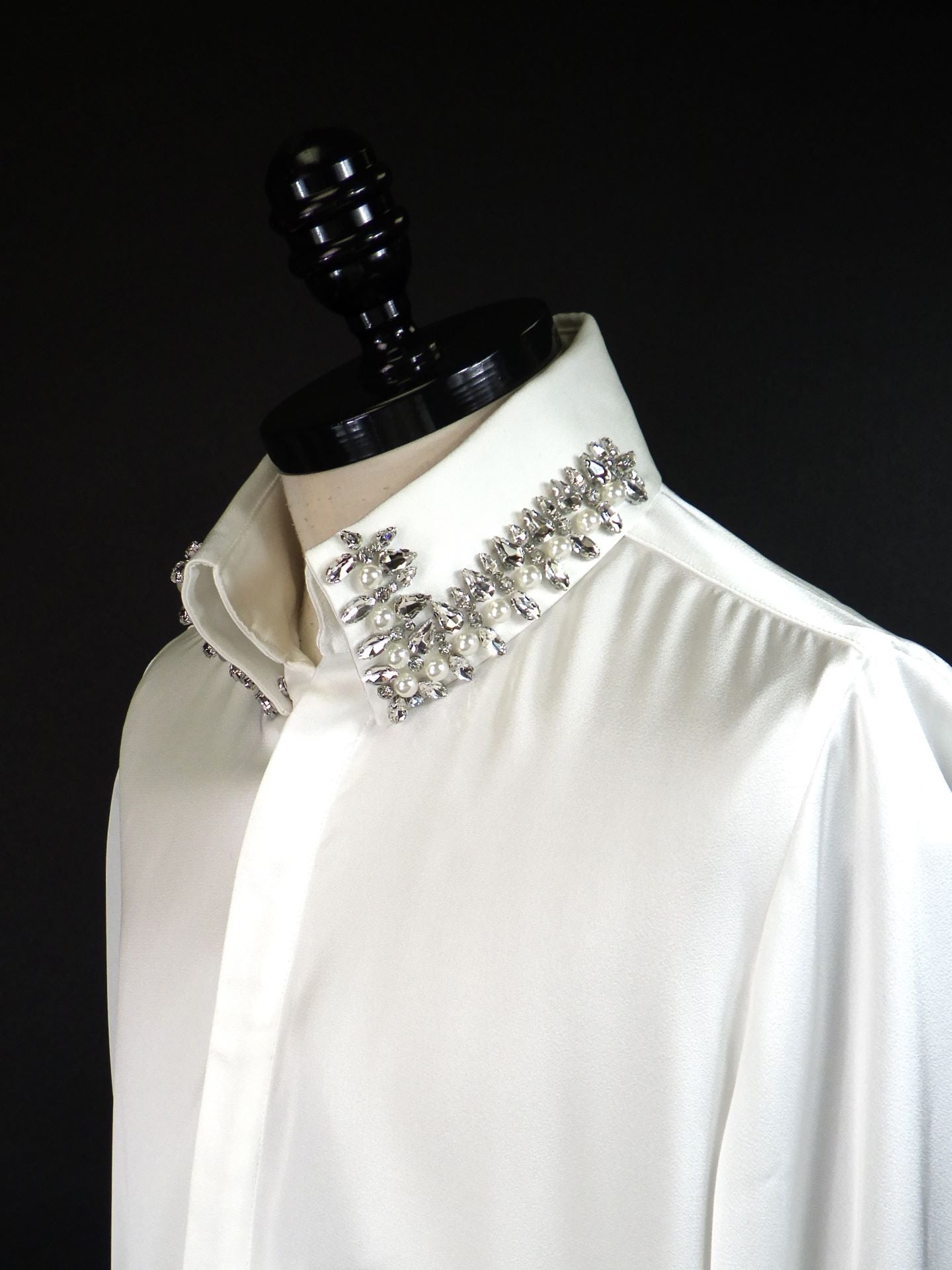 SOS TE NUTO　パールビジューデコラティブシャツ　2616Z04