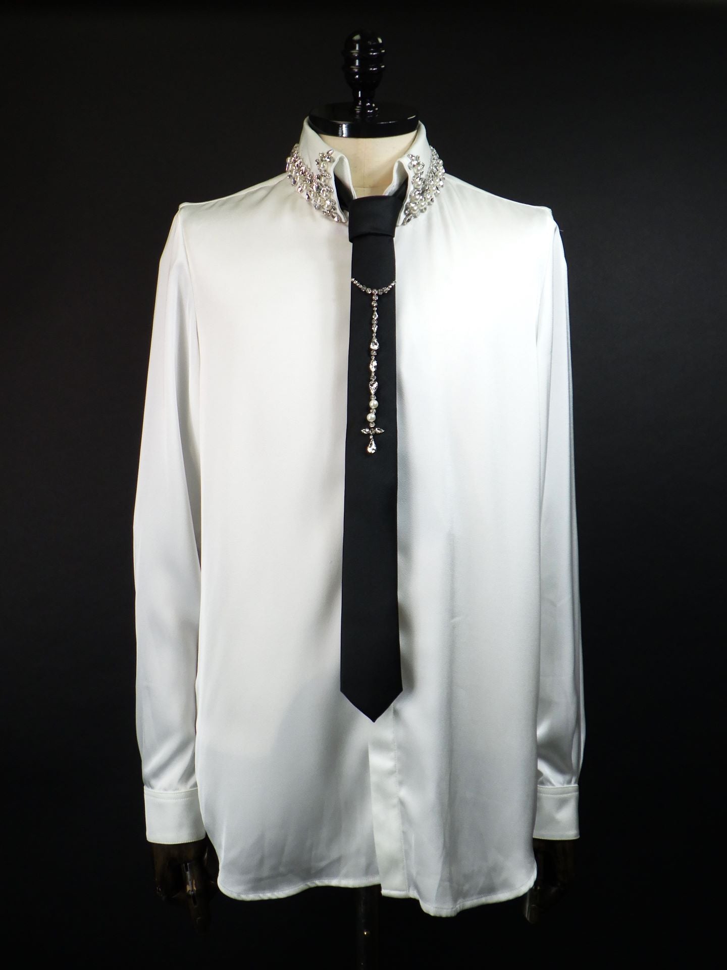 SOS TE NUTO　パールビジューデコラティブシャツ　2616Z04