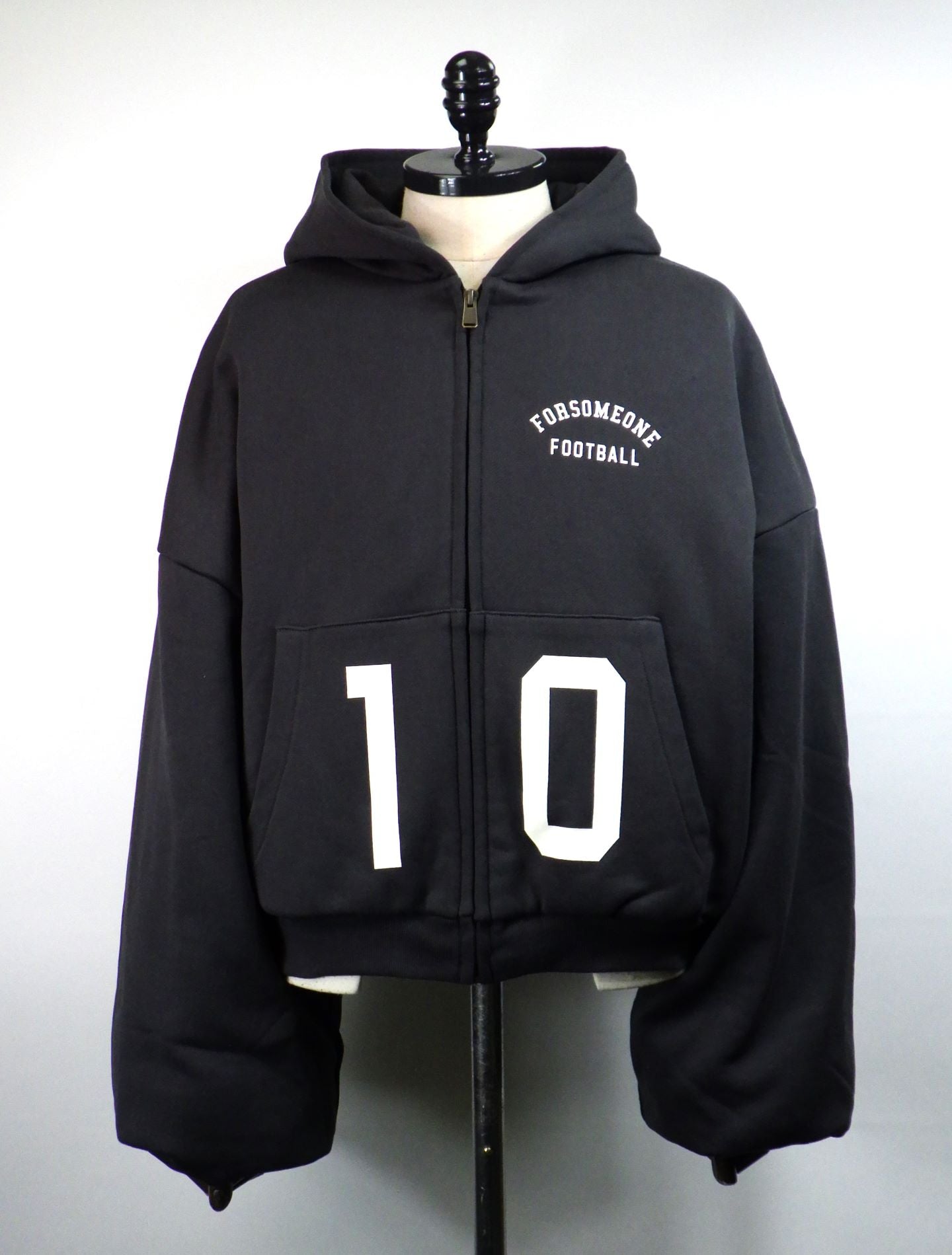 FORSOMEONE　スウェットパッファーフーディー　78001151-D.GRY