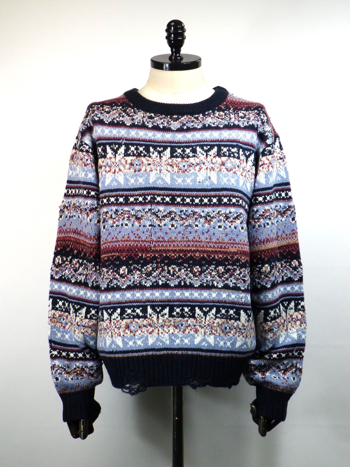 FORSOMEONE　ノルディックグランジニット　78001154-NAV