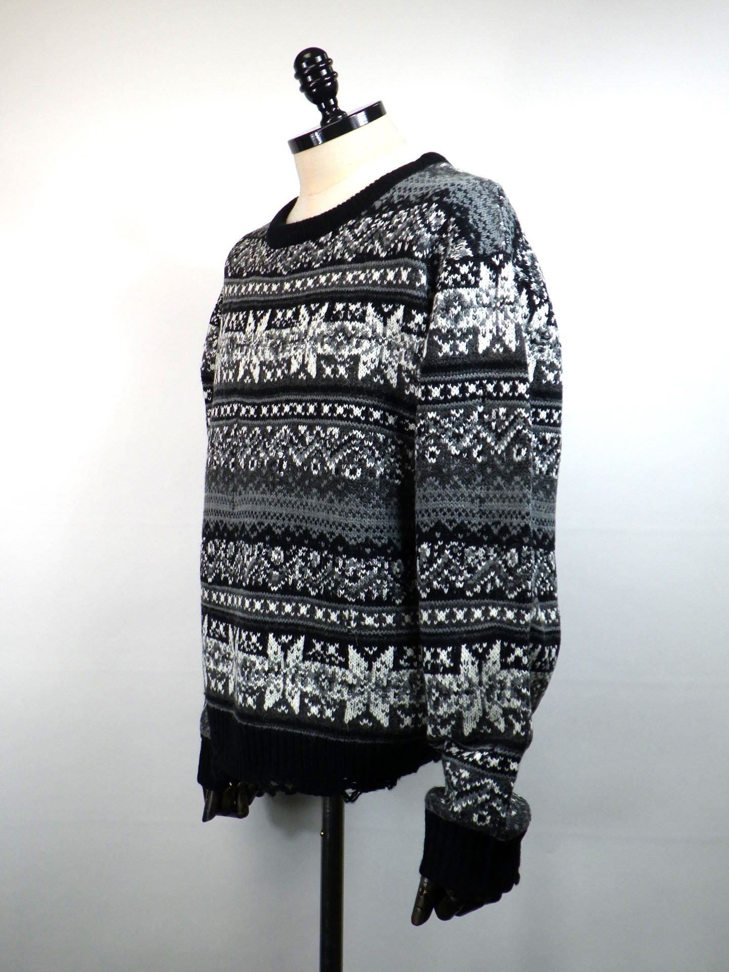 FORSOMEONE　ノルディックグランジニット　78001154-BK