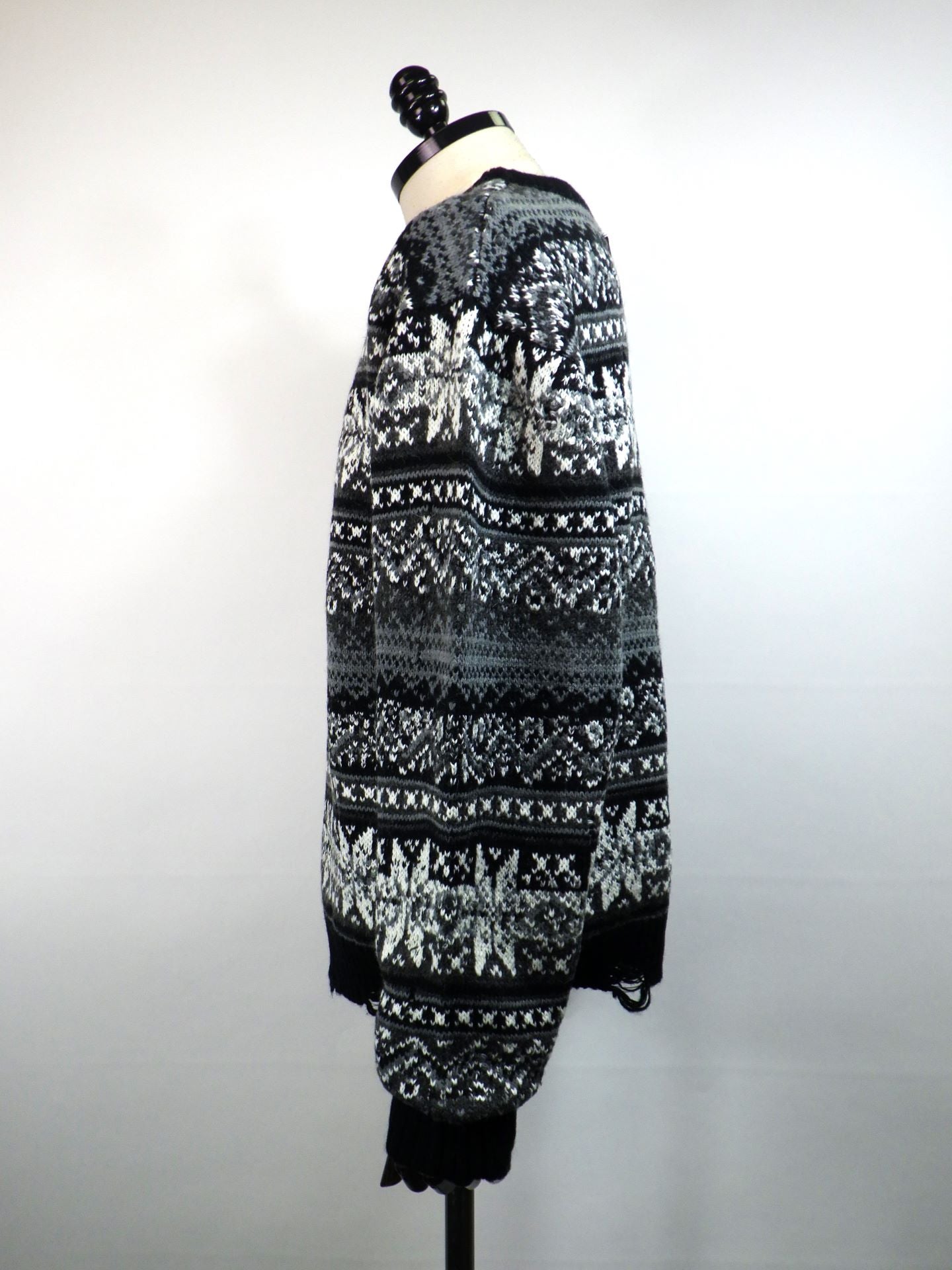 FORSOMEONE　ノルディックグランジニット　78001154-BK