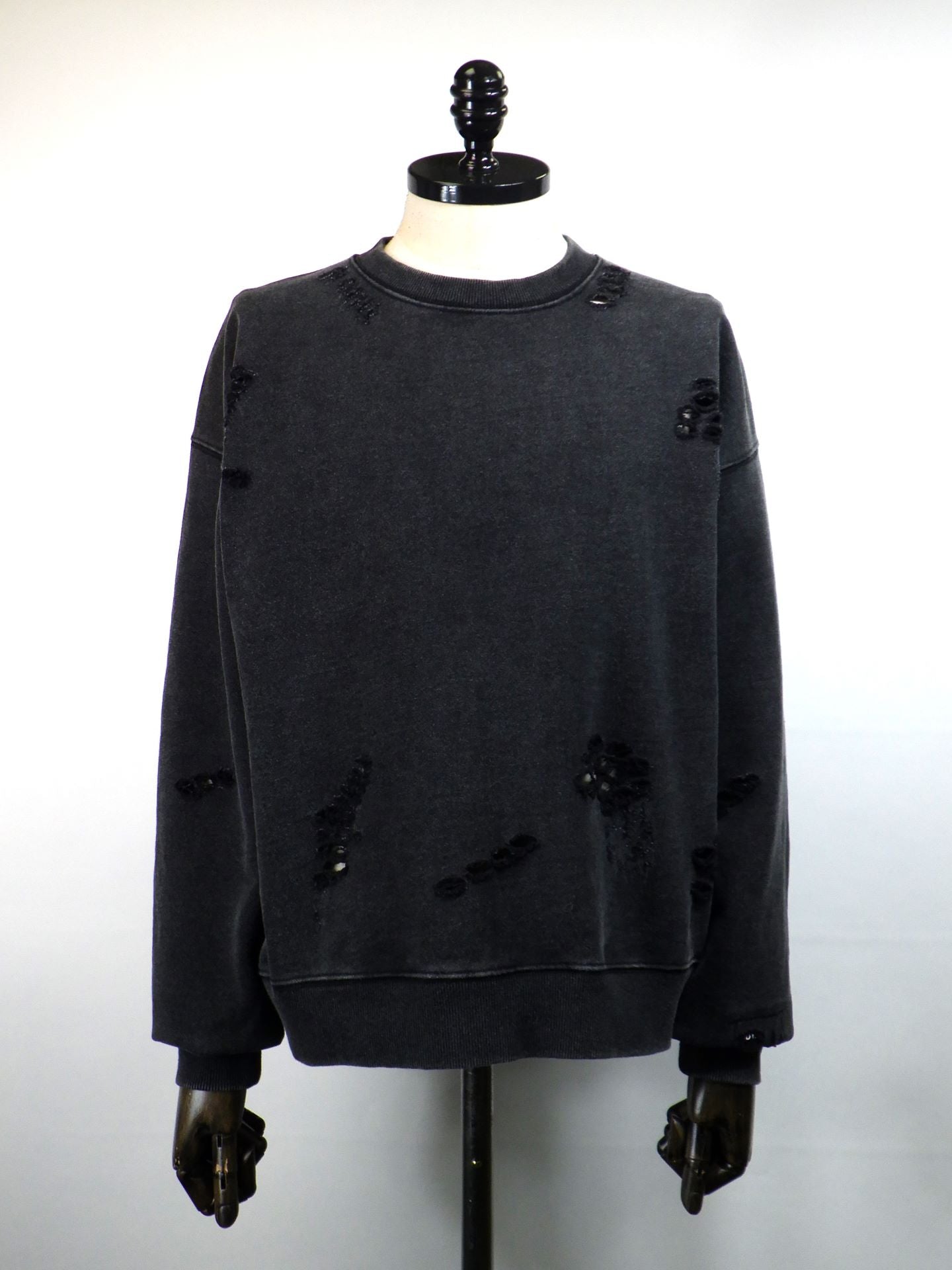 DELUXE　サボタージュスウェット　25AD2689-BK