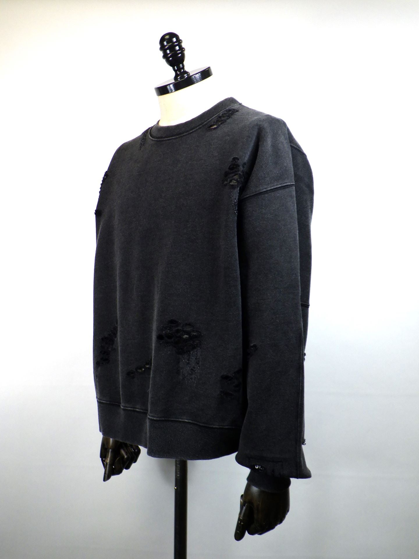 DELUXE　サボタージュスウェット　25AD2689-BK