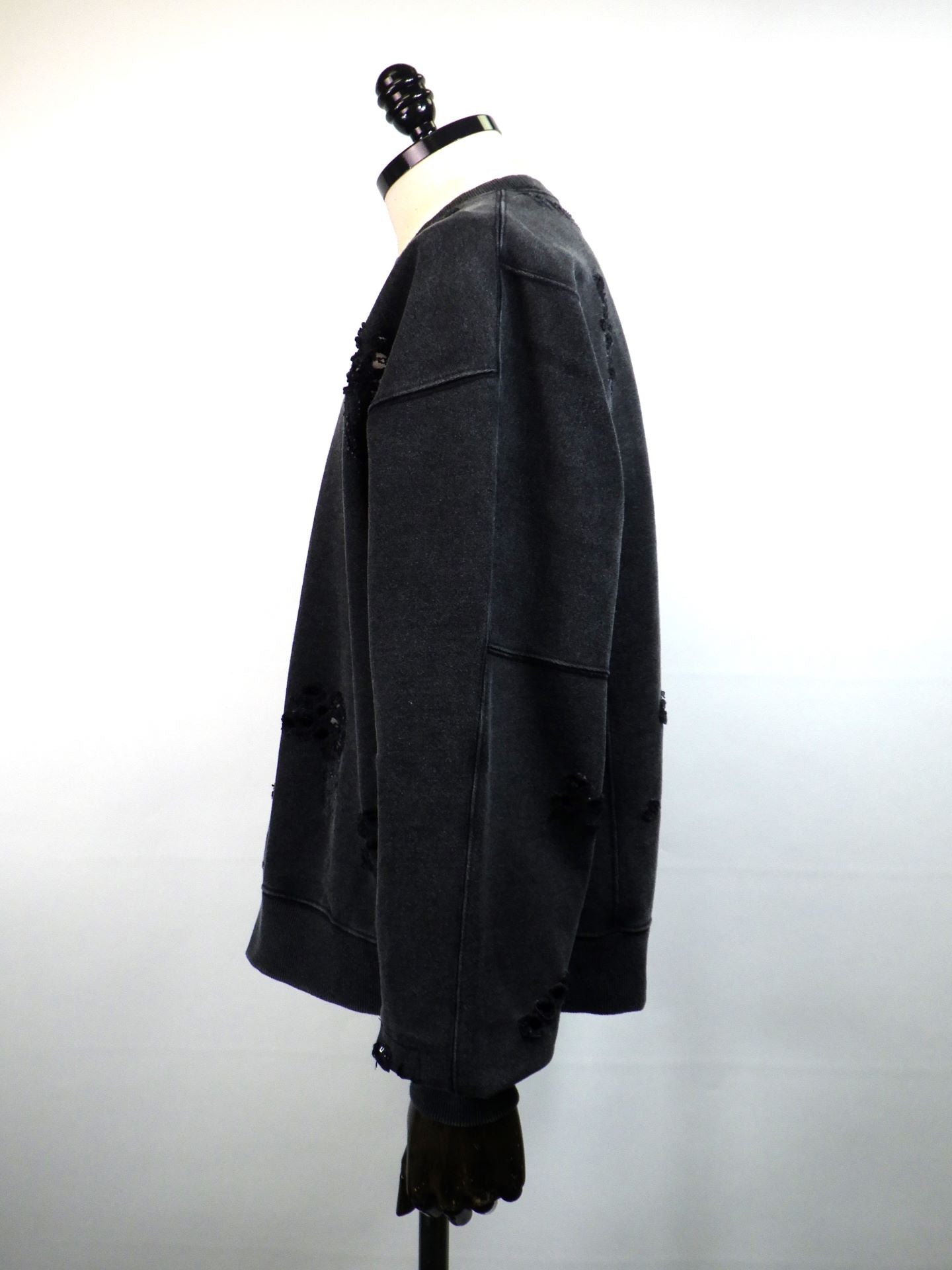 DELUXE　サボタージュスウェット　25AD2689-BK