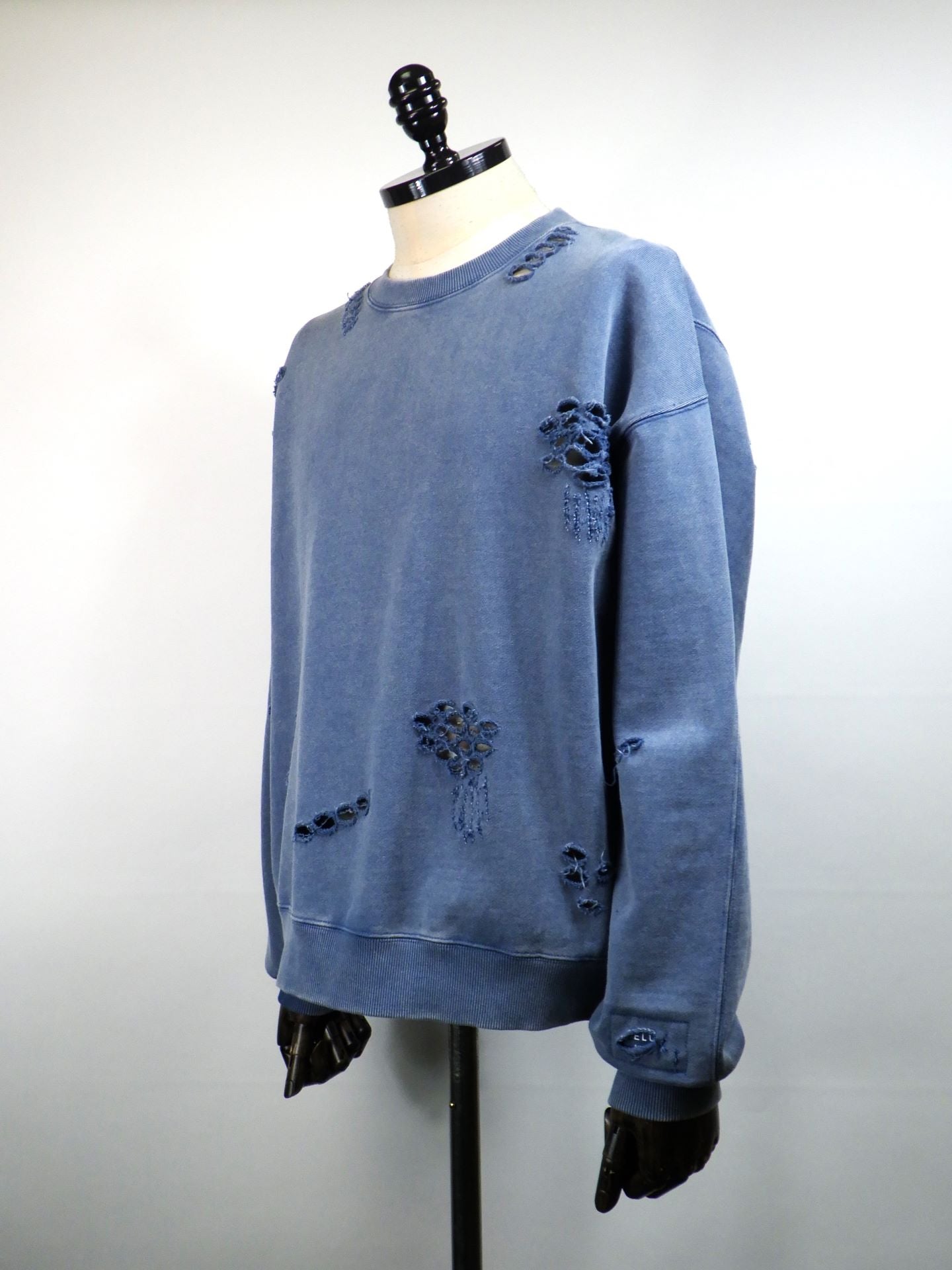 DELUXE　サボタージュスウェット　25AD2689-BL