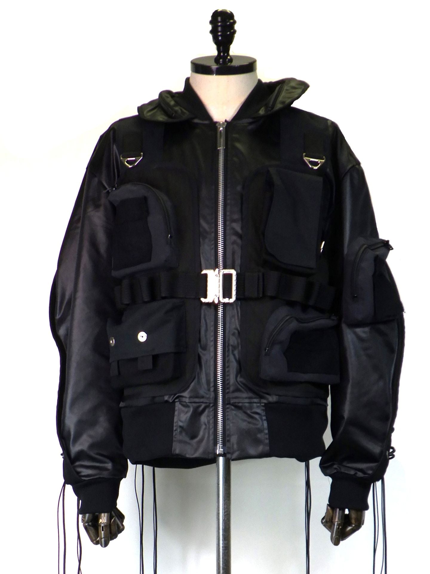 NAPE_　コンバットボマーブルゾン　CM-006-BK