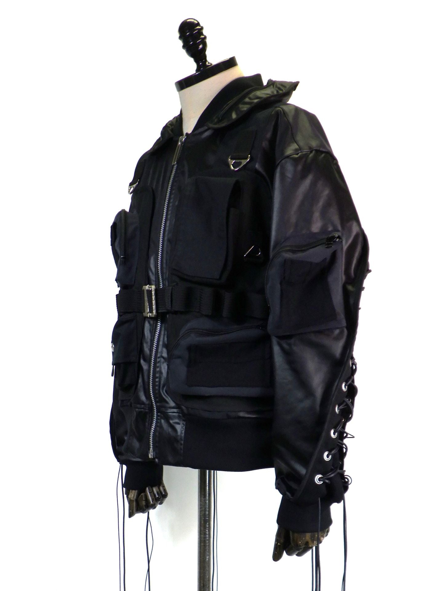 NAPE_　コンバットボマーブルゾン　CM-006-BK