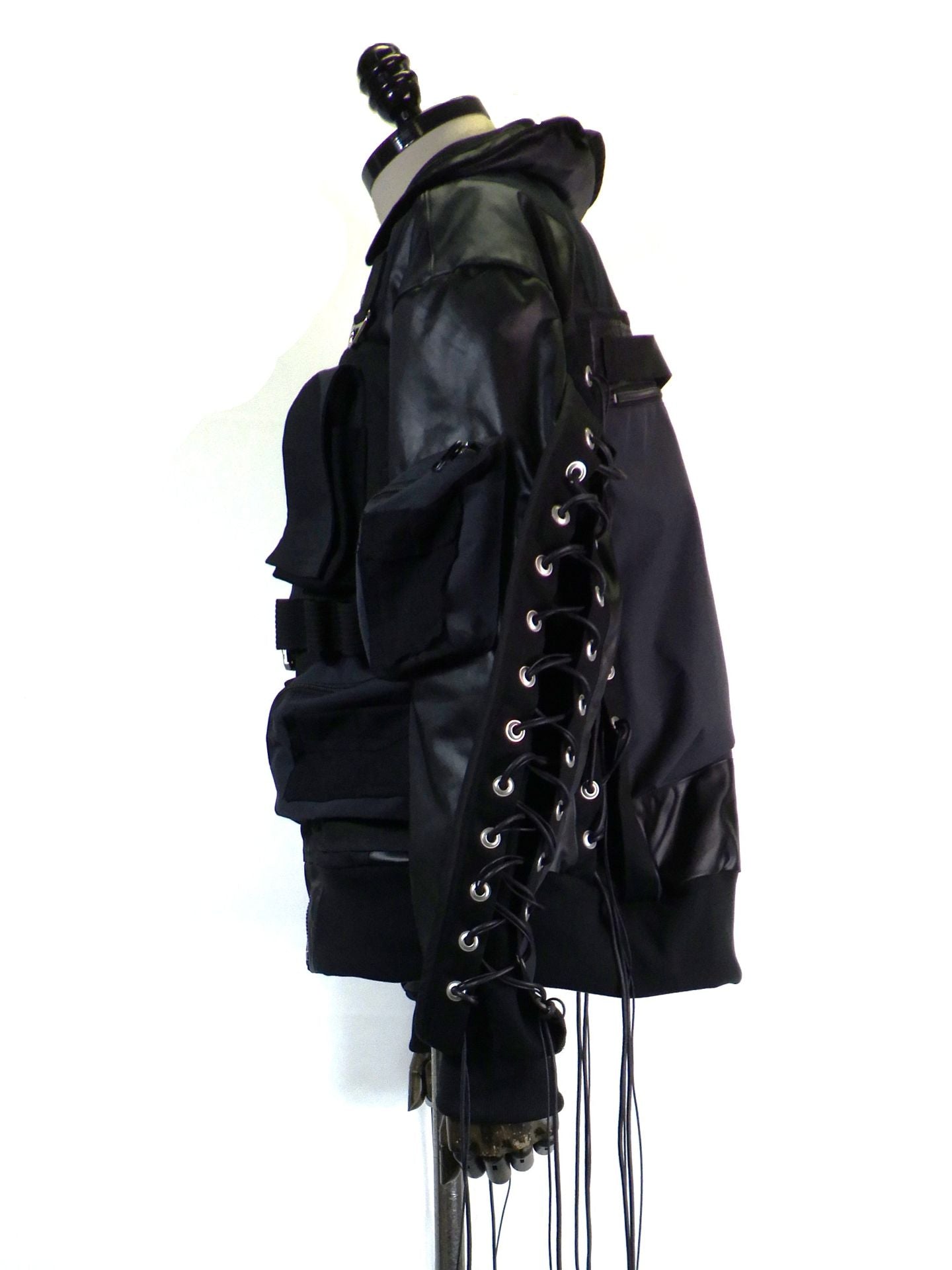 NAPE_　コンバットボマーブルゾン　CM-006-BK