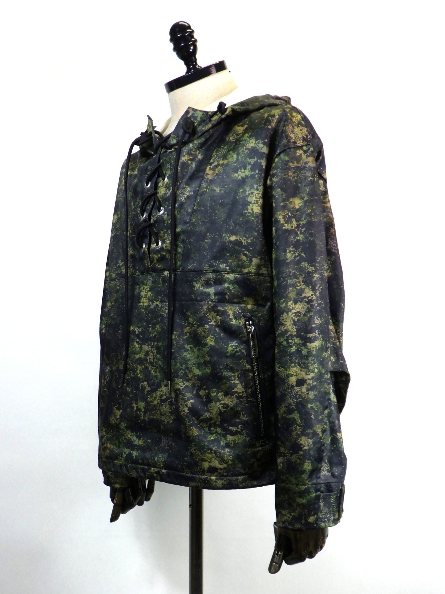 NAPE_　ヘビーサテンアノラックフーディジャケット　688-T