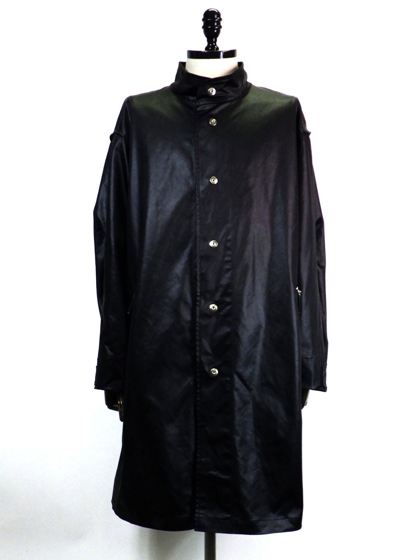 NAPE_　ヘビーサテンモッズコート　687-BK