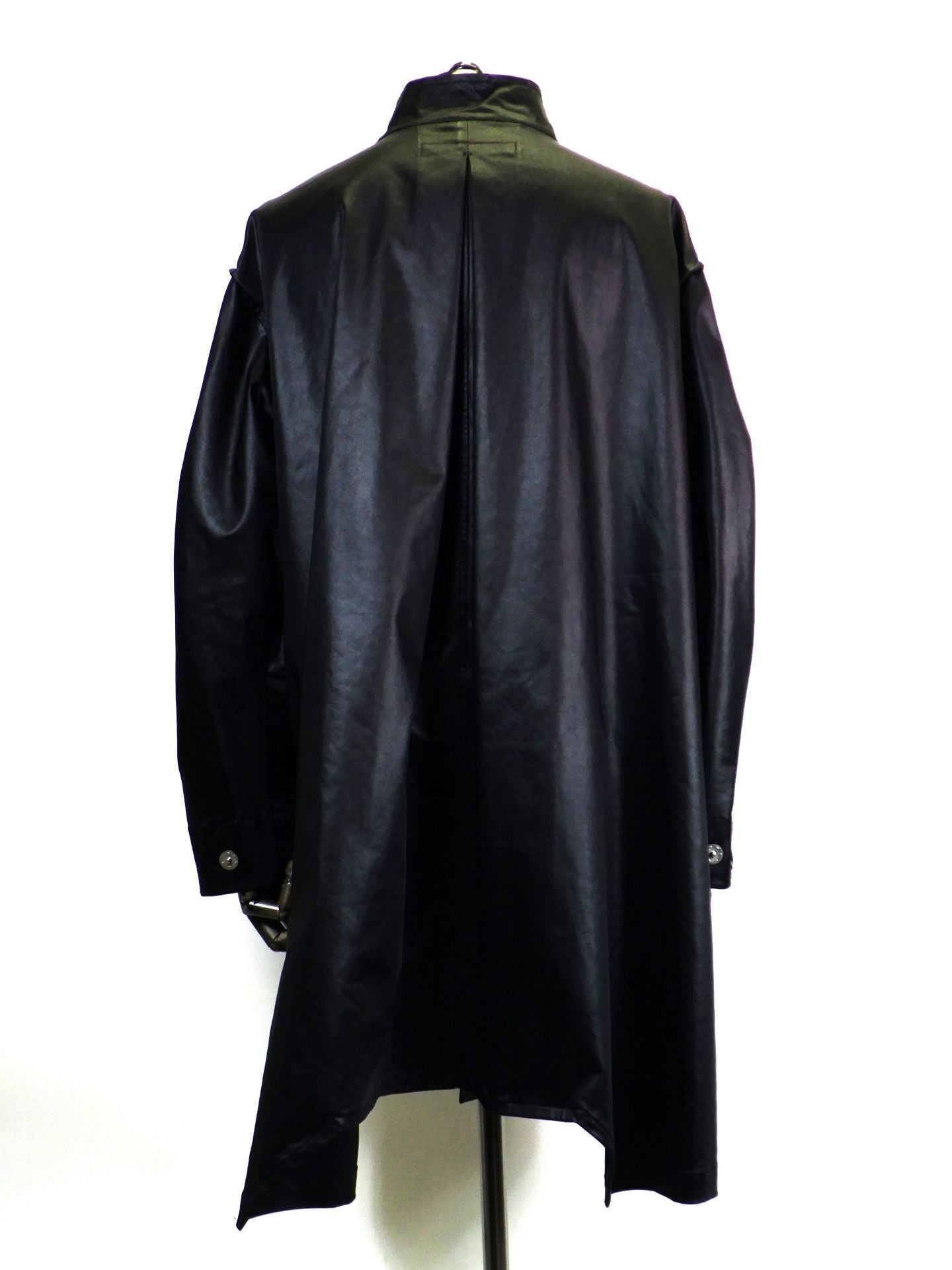 NAPE_　ヘビーサテンモッズコート　687-BK