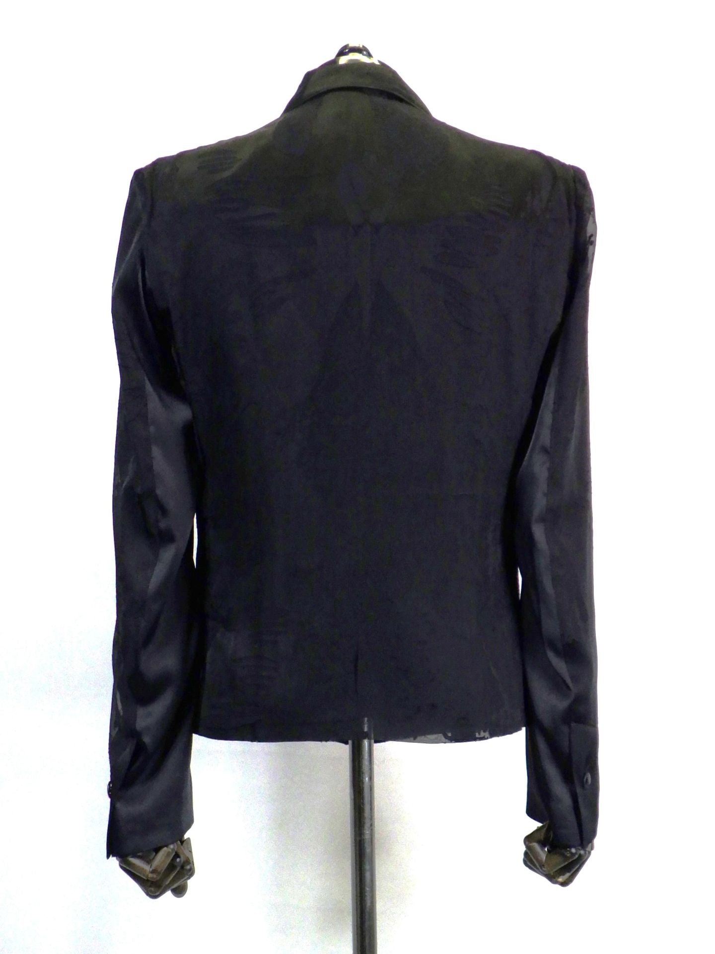 kiryuyrik　オパールショートピークドラペルジャケット　KU-HJ06-903-BK