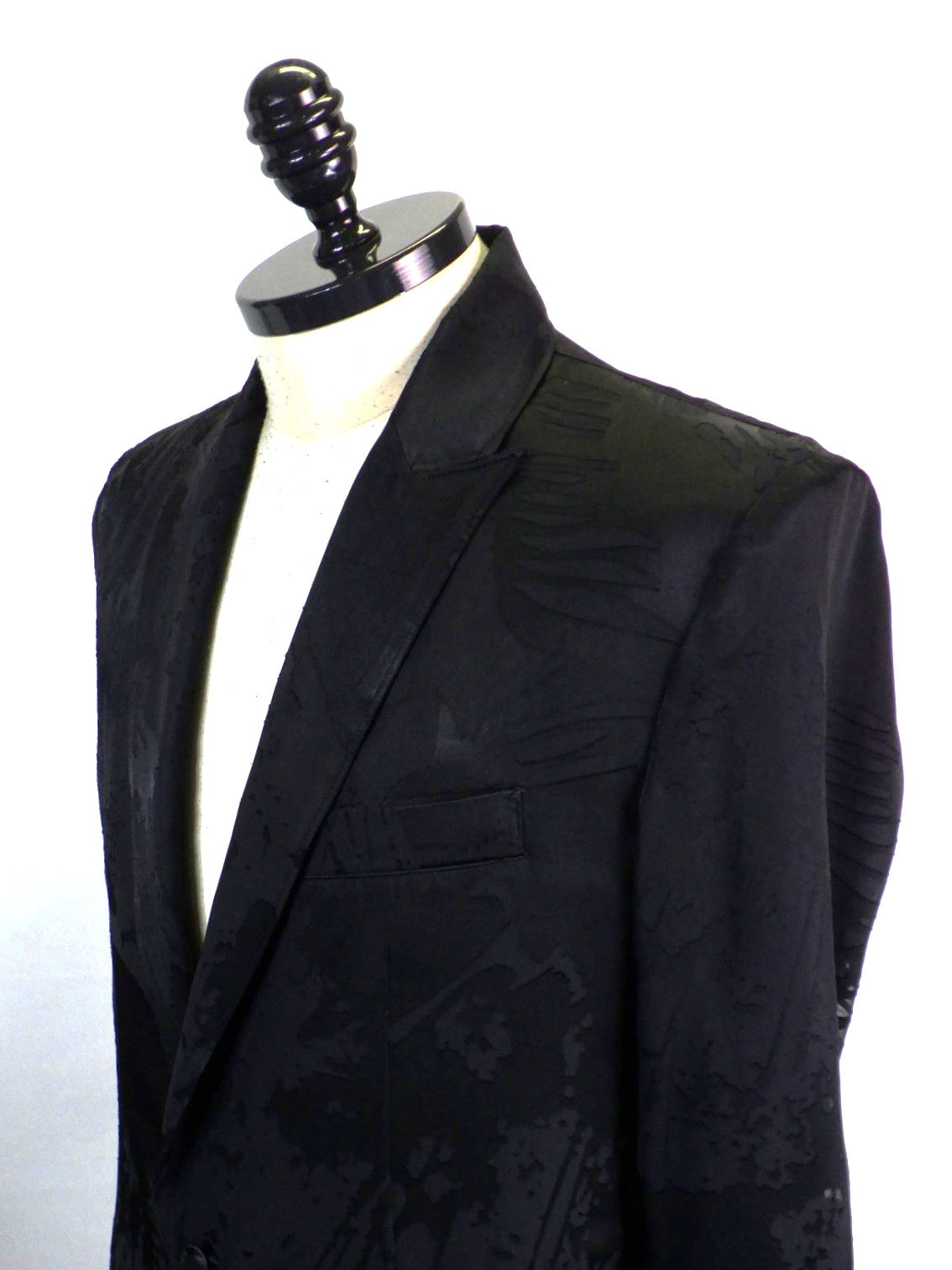 kiryuyrik　オパールショートピークドラペルジャケット　KU-HJ06-903-BK