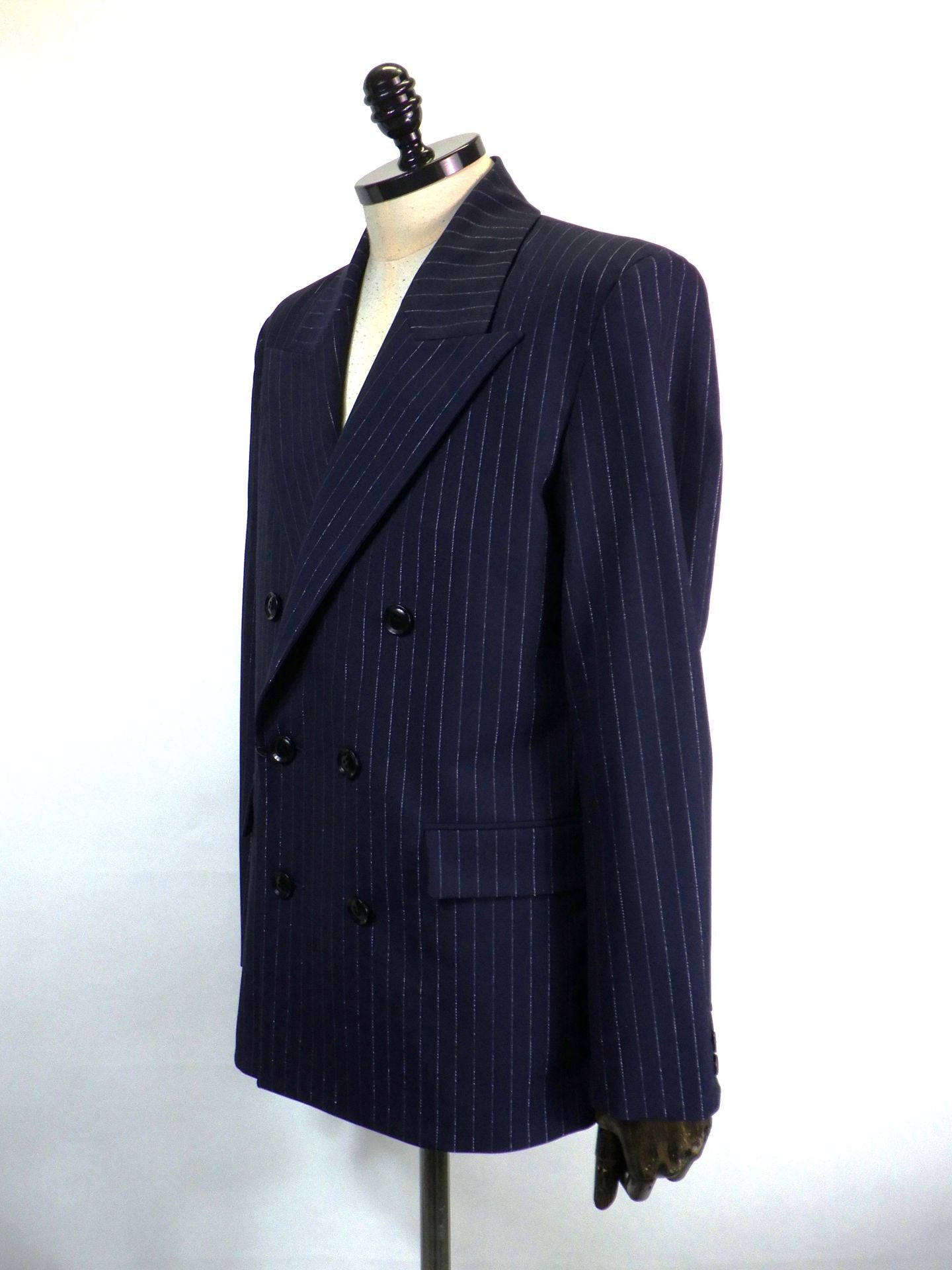 NOWL　ラメストライプダブルジャケット　2613006NZ