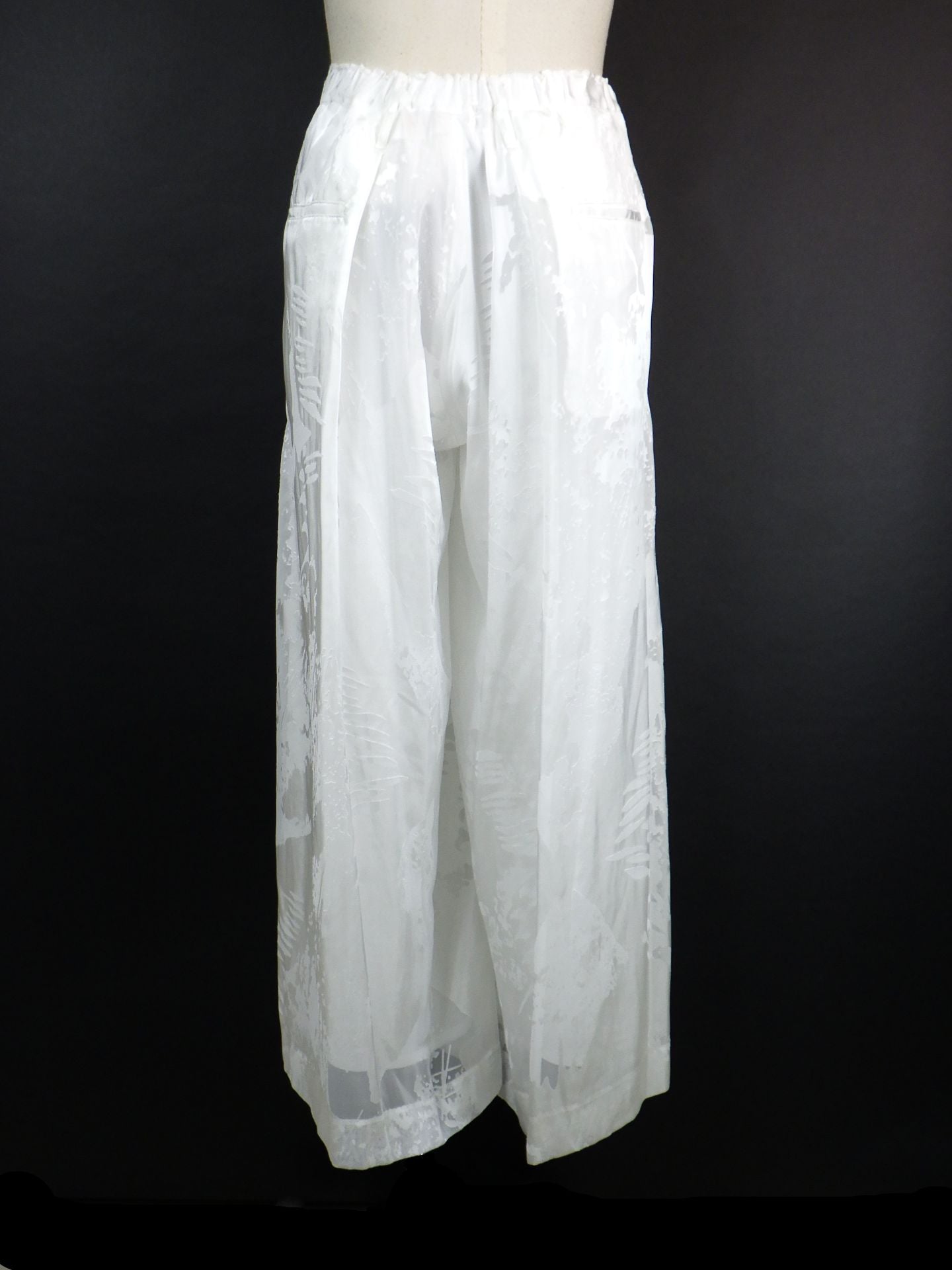 kiryuyrik　オパールワイドタックスラックス　KU-HP41-903-WH