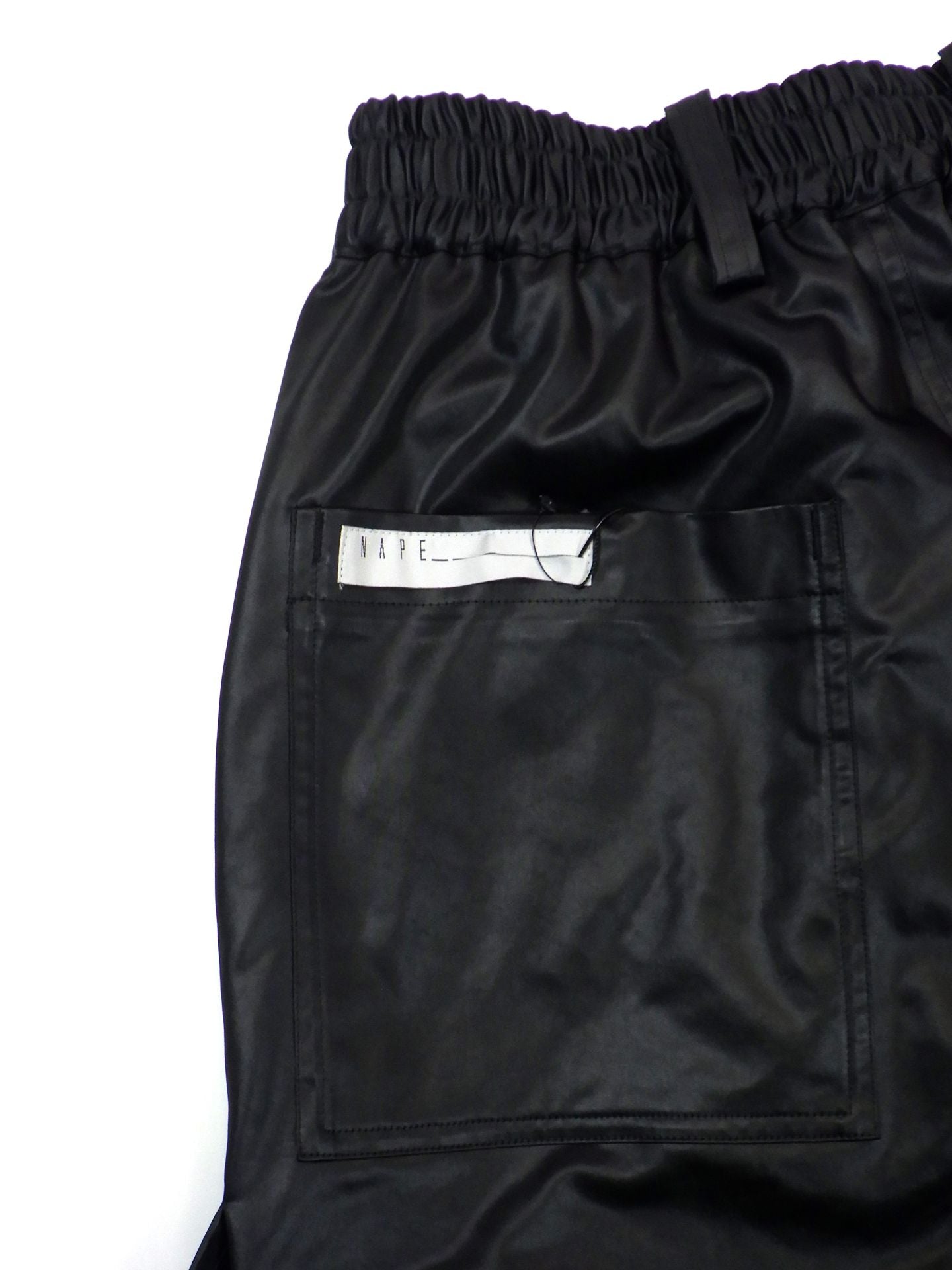 NAPE_　ヘビーサテンカーゴパンツ　385-BK