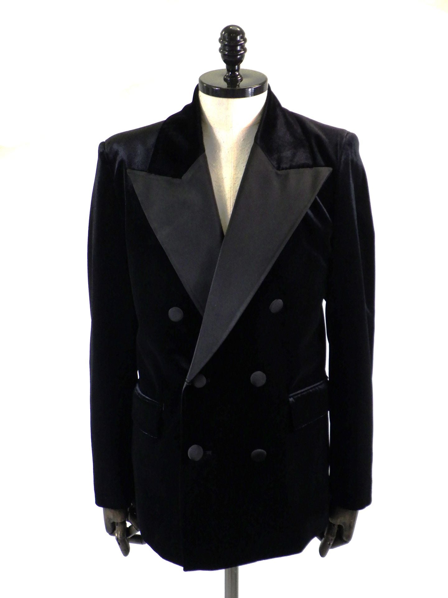 NOWL　サテンラペルベロアダブルジャケット　2613000NZ