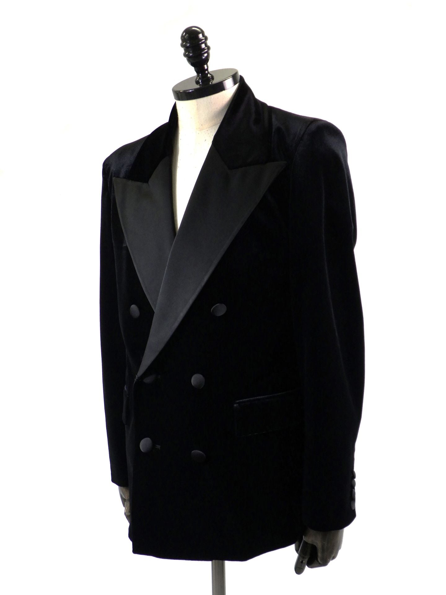 NOWL　サテンラペルベロアダブルジャケット　2613000NZ