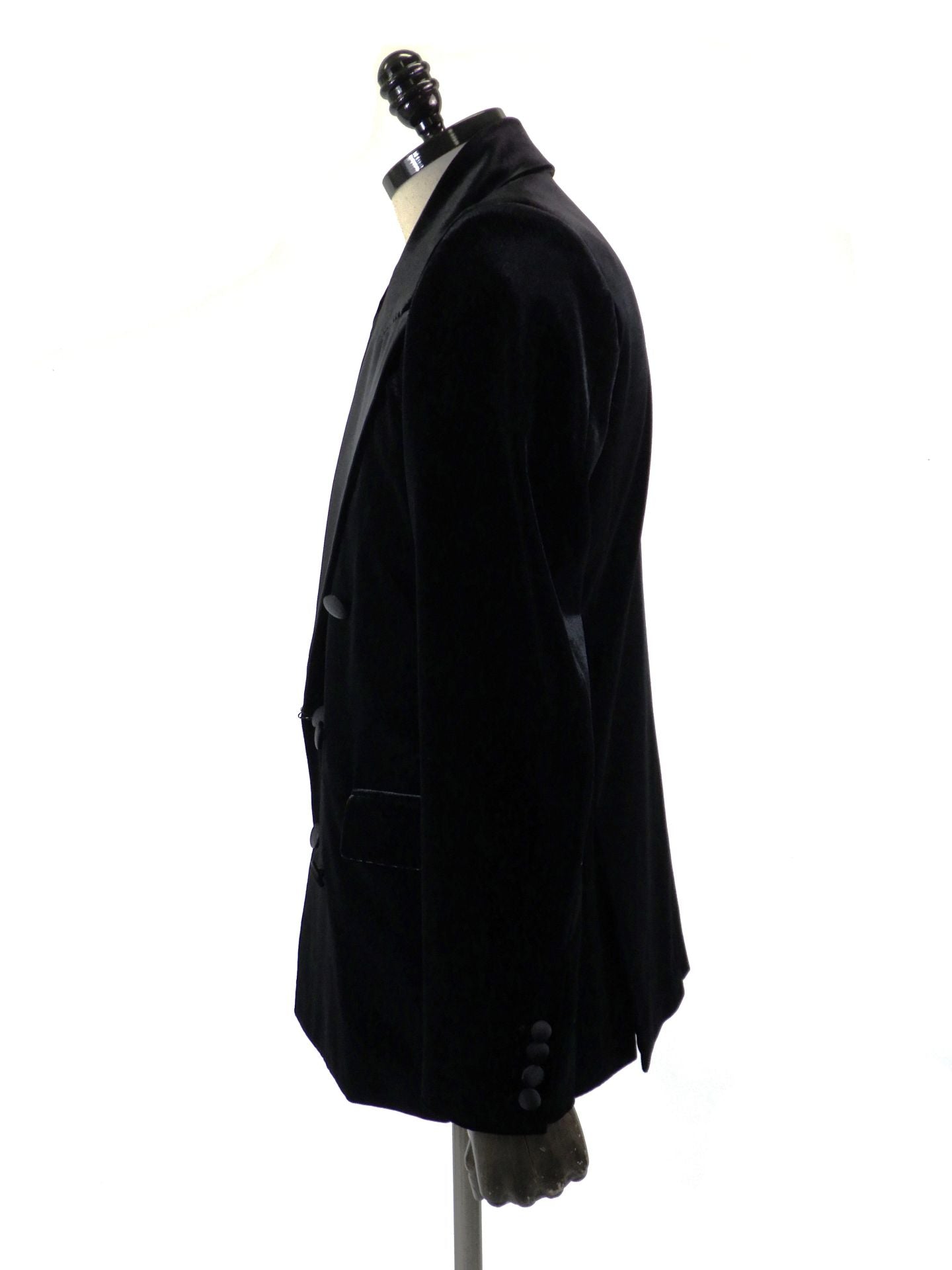 NOWL　サテンラペルベロアダブルジャケット　2613000NZ