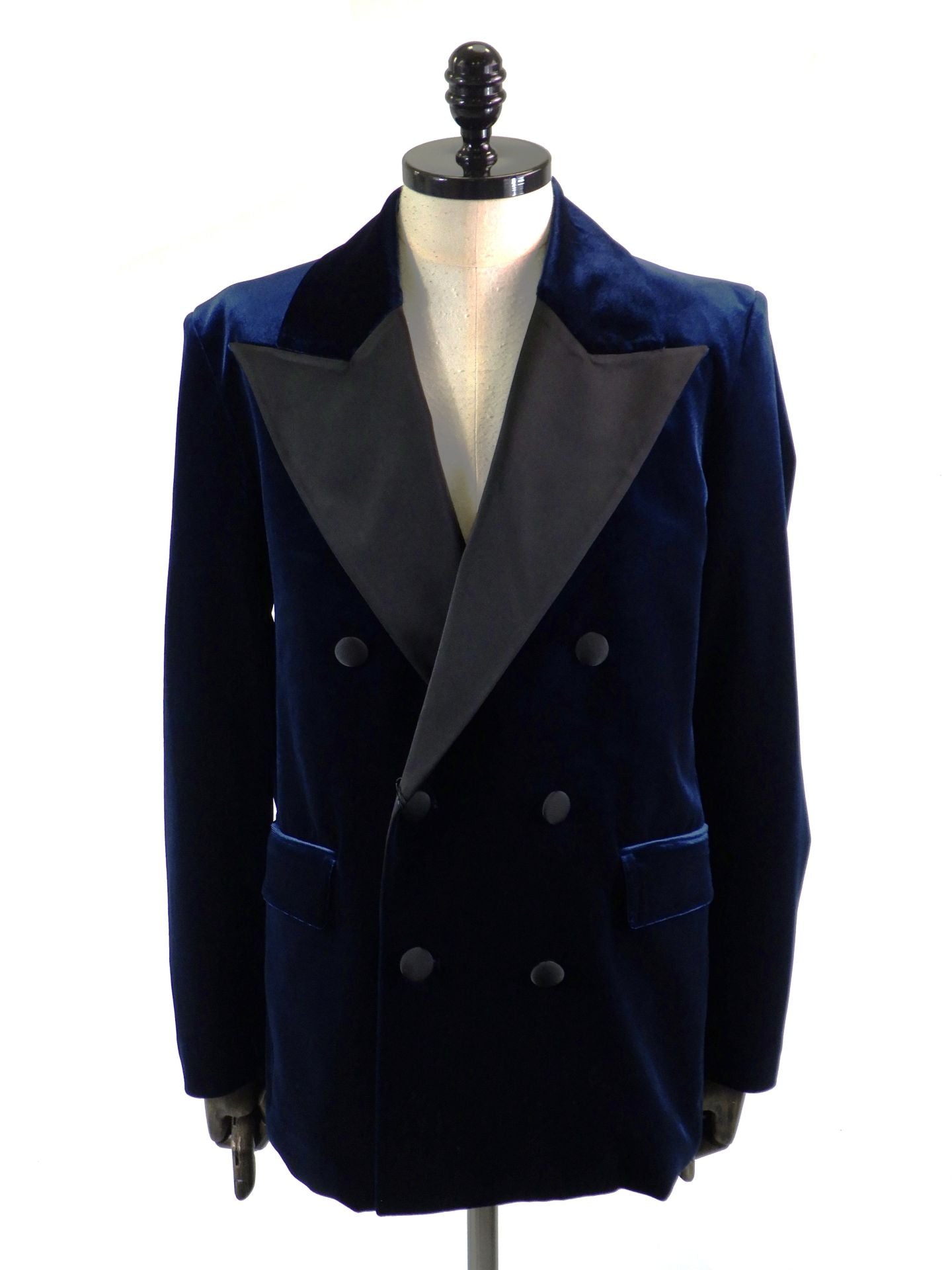 NOWL　サテンラペルベロアダブルジャケット　2613001NZ