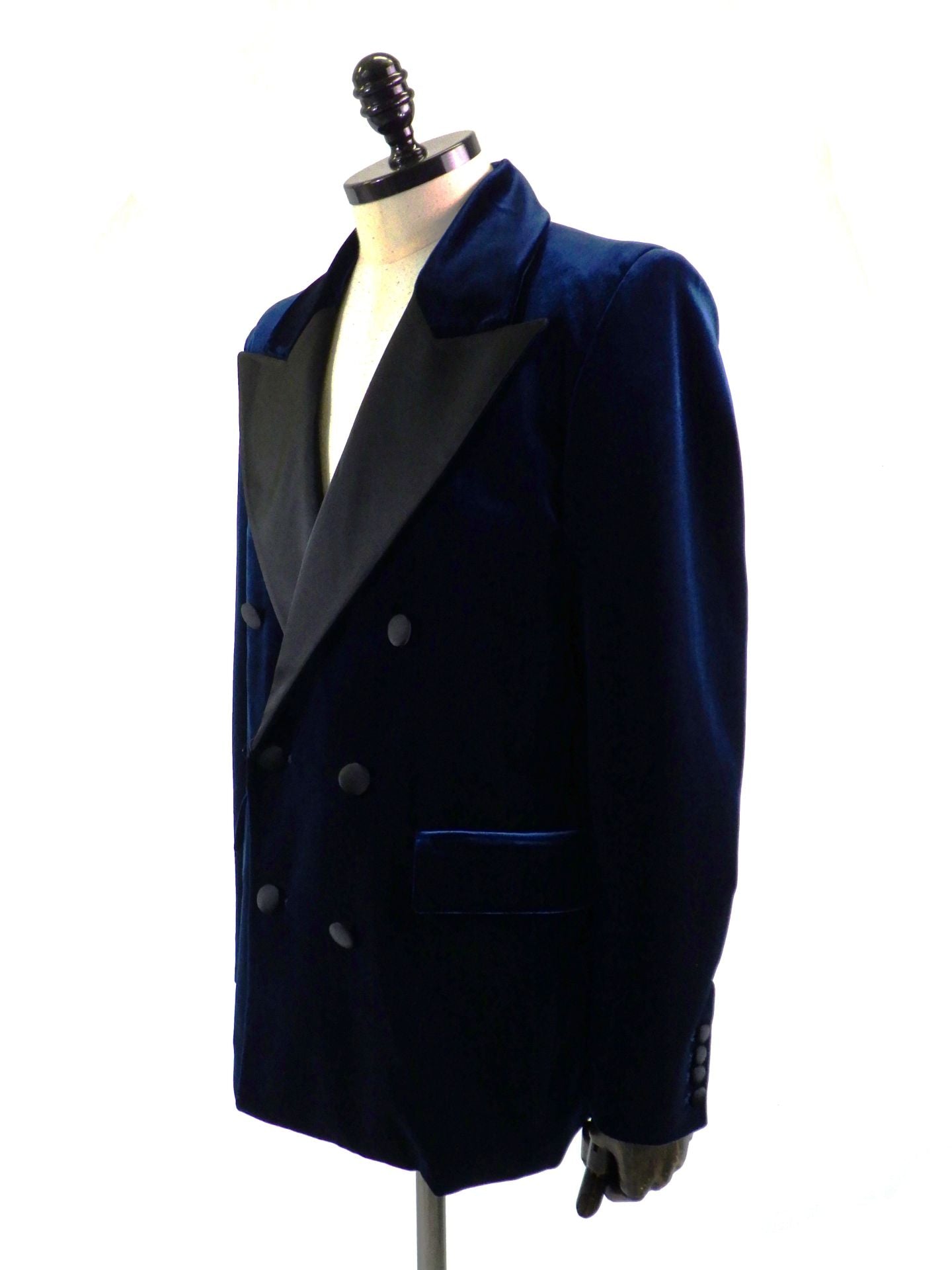 NOWL　サテンラペルベロアダブルジャケット　2613001NZ