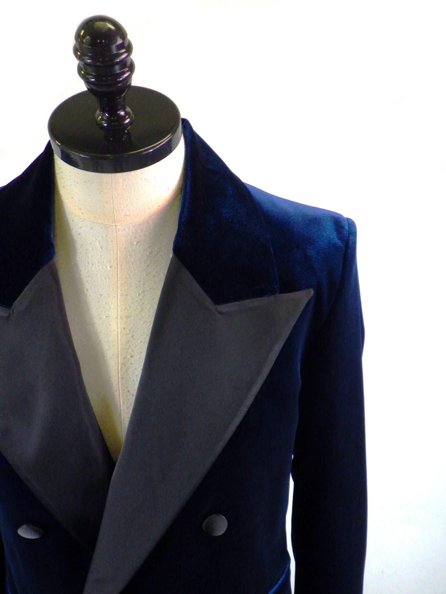 NOWL　サテンラペルベロアダブルジャケット　2613001NZ