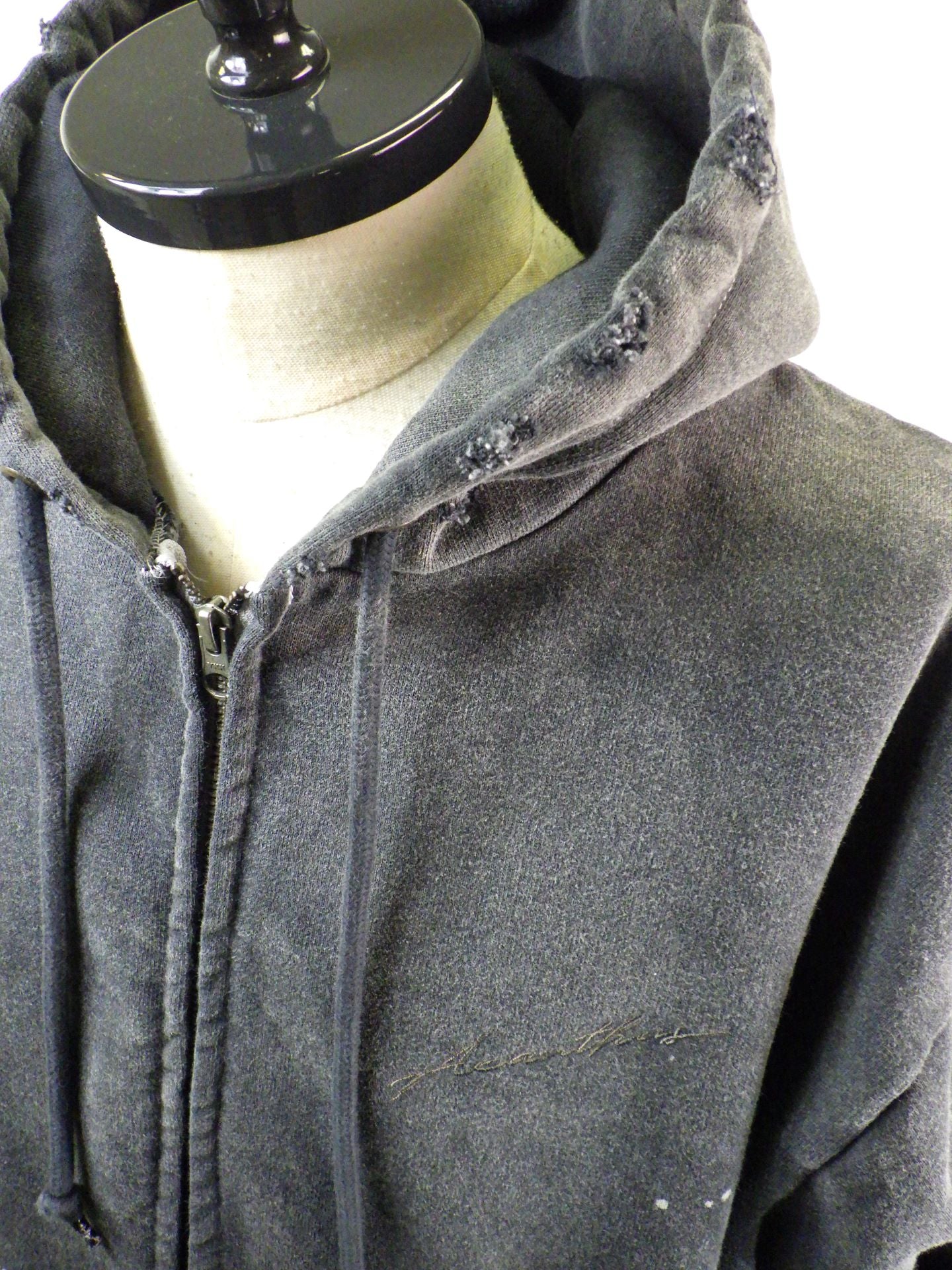 ACANTHUS　ダメージ加工 ジップアップ パーカー　DH2501