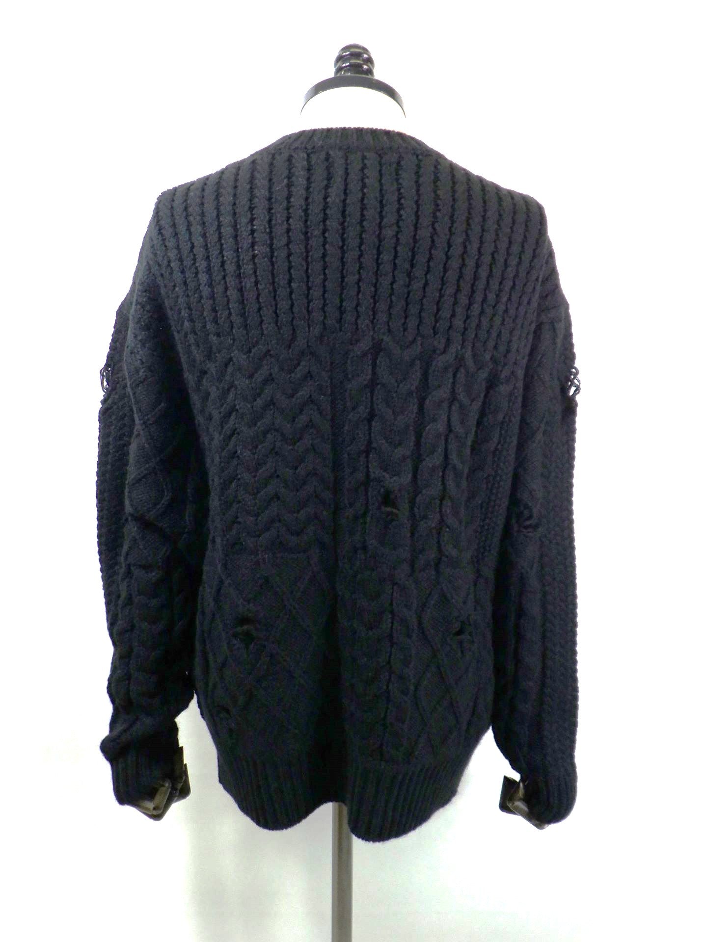 DELUXE　サベージウェイヴズセーター　25AD3217-BK