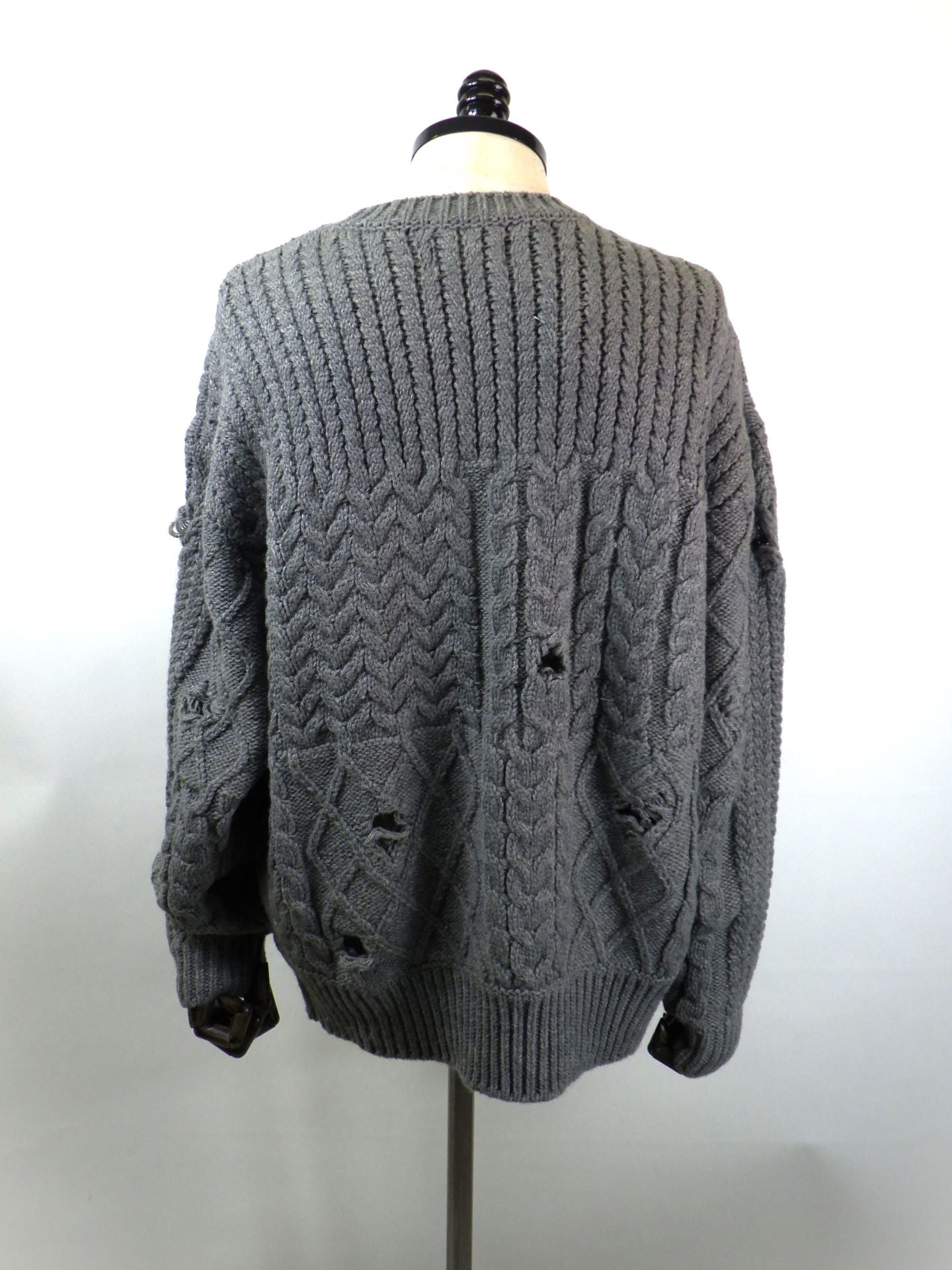 DELUXE　サベージウェイヴズセーター　25AD3217-GY