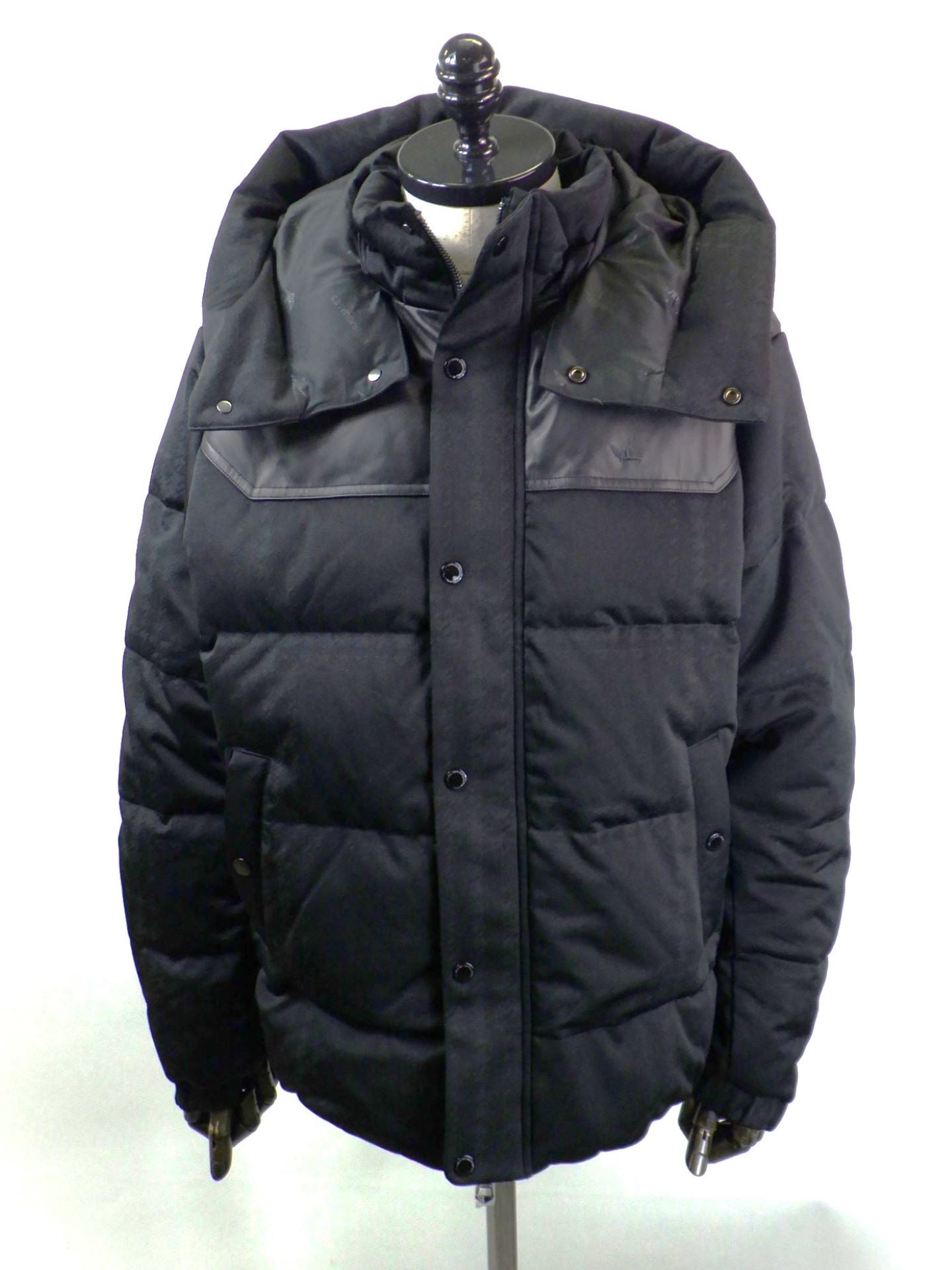 1PIU1UGUALE3 RELAX　ウィンドウペンジャガードダウンジャケットブルゾン　USO-25099