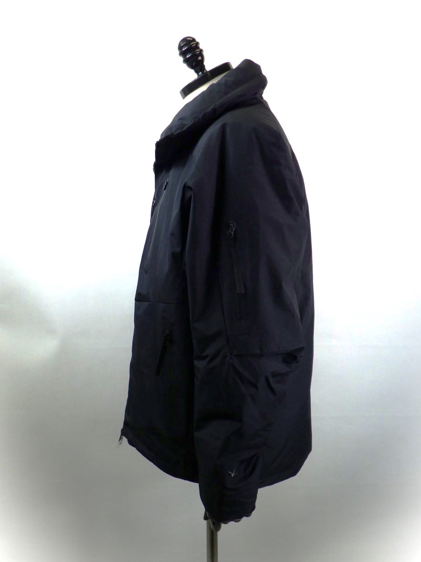 1PIU1UGUALE3 RELAX　スタンドネックダウンジャケットブルゾン WINDSTOPPER プロダクト by GORE-TEX LABS　USO-25132-BK