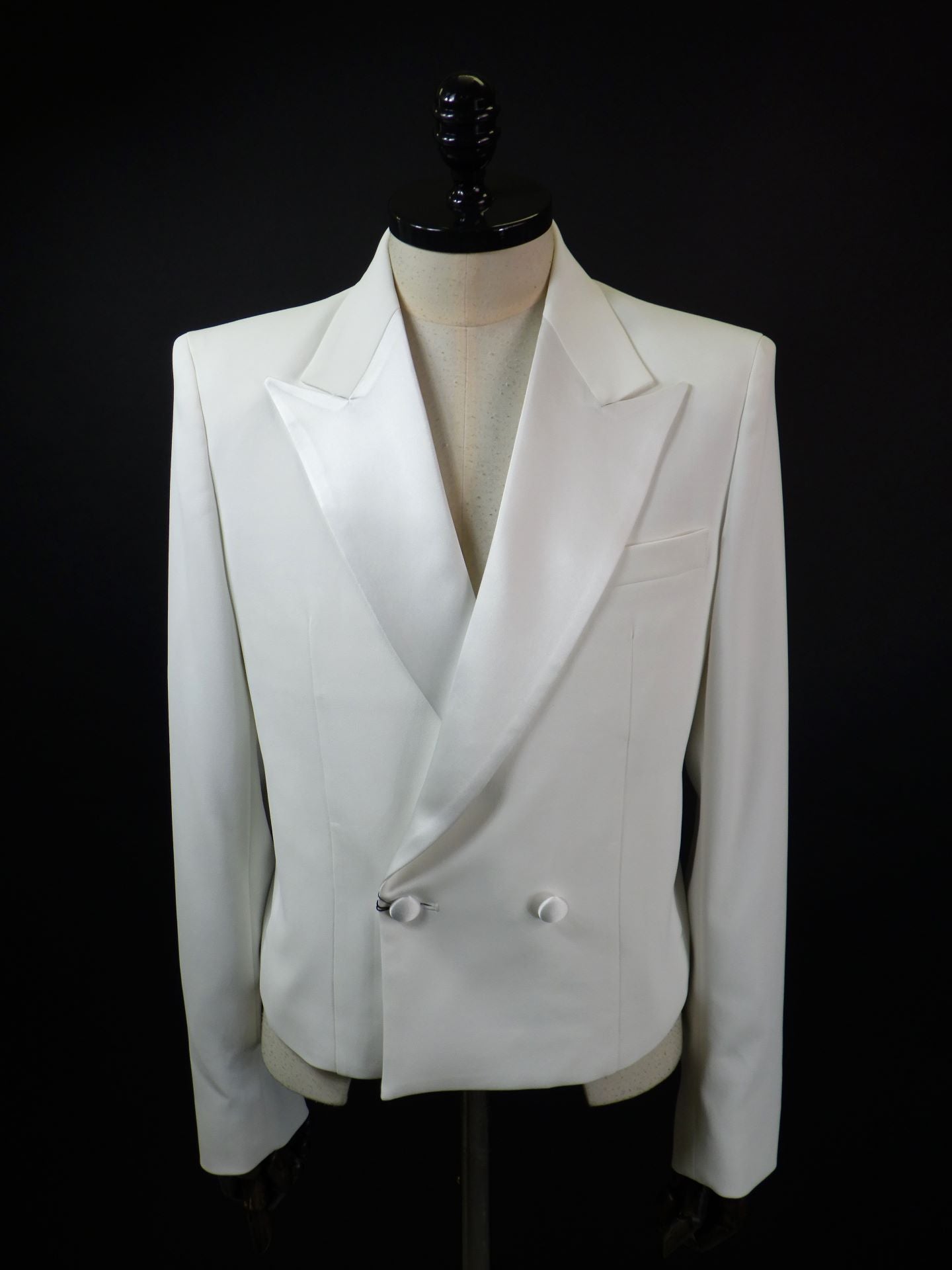 SOS TE NUTO　ピークドラペルスペンサーダブルジャケット　2523002